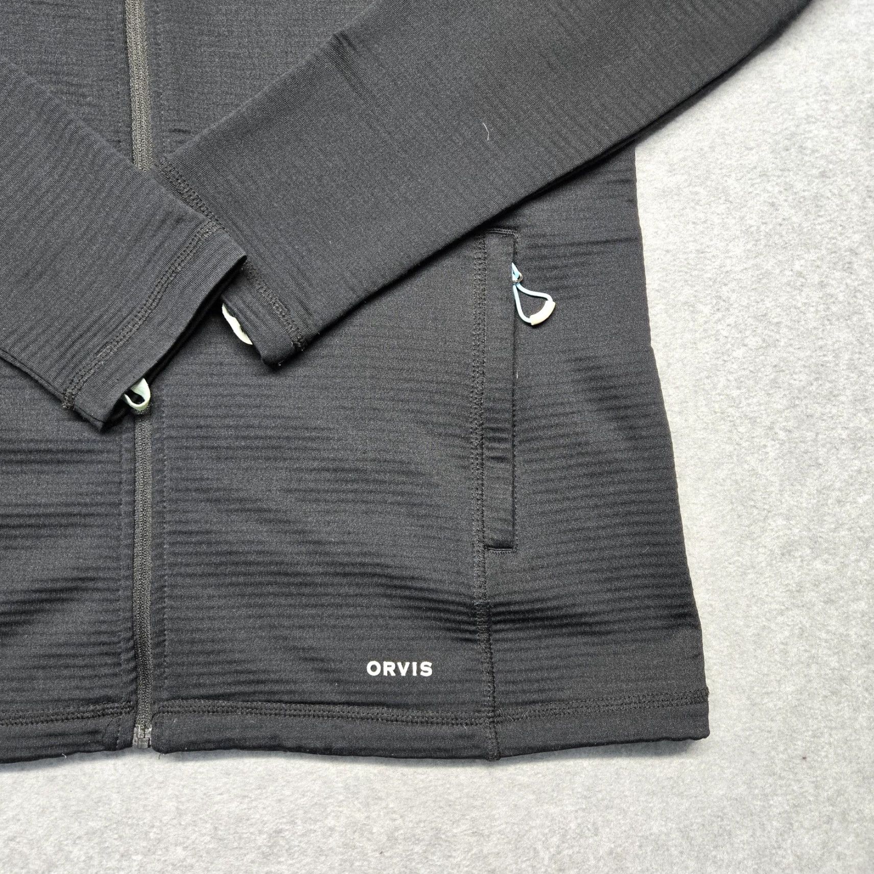 Orvis Orvis Jacket Womens Medium Black Full Zip Grid Fleece Stretch Pockets Outdoor Outdoorwear Hiking Walking Fishing Shirt? Size M / US 6-8 / IT 42-44 - 7 Thumbnail