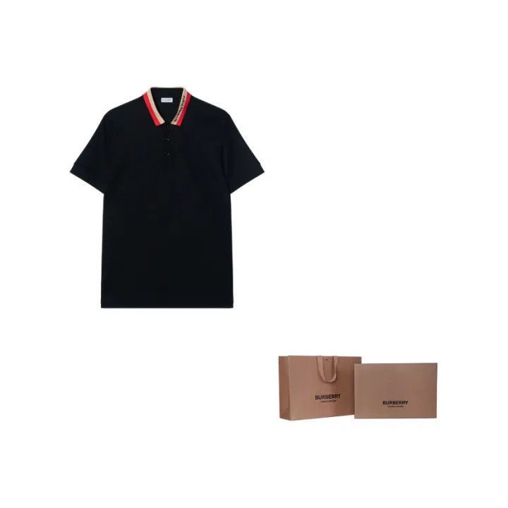 Burberry Burberry Burberry Logo Embroidered Short Sleeve Polo Shirt Size US XL / EU 56 / 4 - 1 Thumbnail