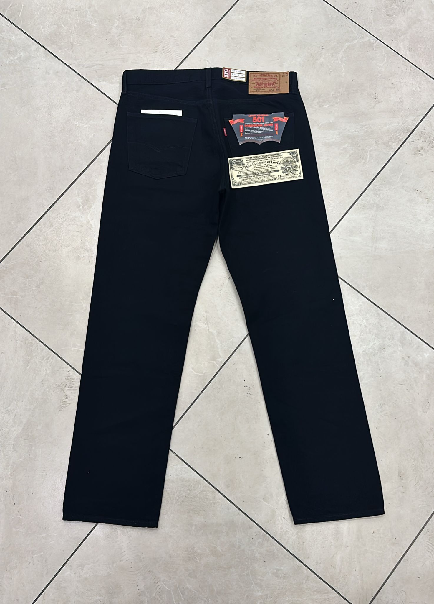 Levi's Vintage Clothing LVC Levi's Vintage Clothing 1984 501XX Selvedge Jeans Black Size US 33 - 2 Thumbnail