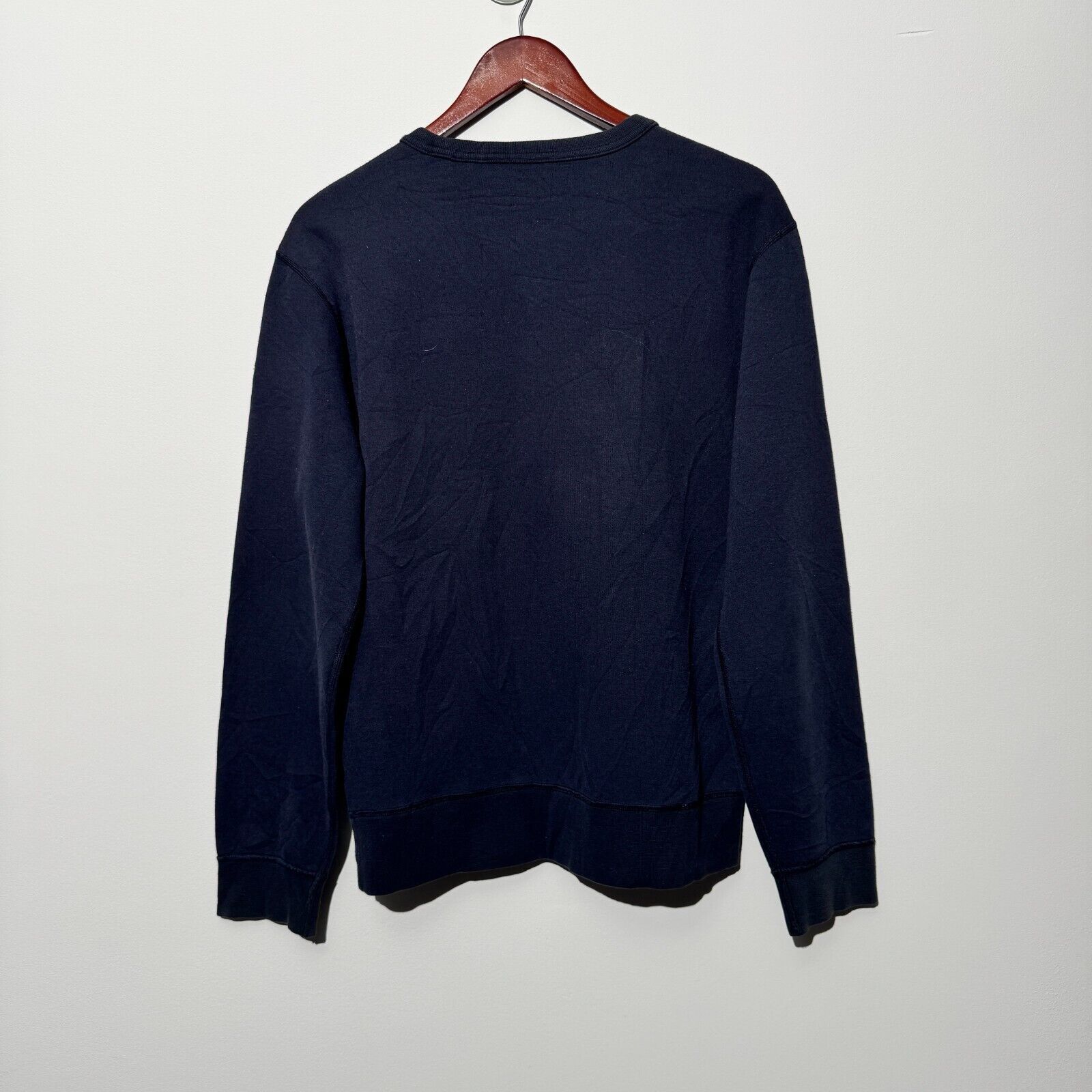 Ralph Lauren Vintage Ralph Lauren Unisex Navy Blue Cotton Sweater Size M Size US M / EU 48-50 / 2 - 9 Thumbnail