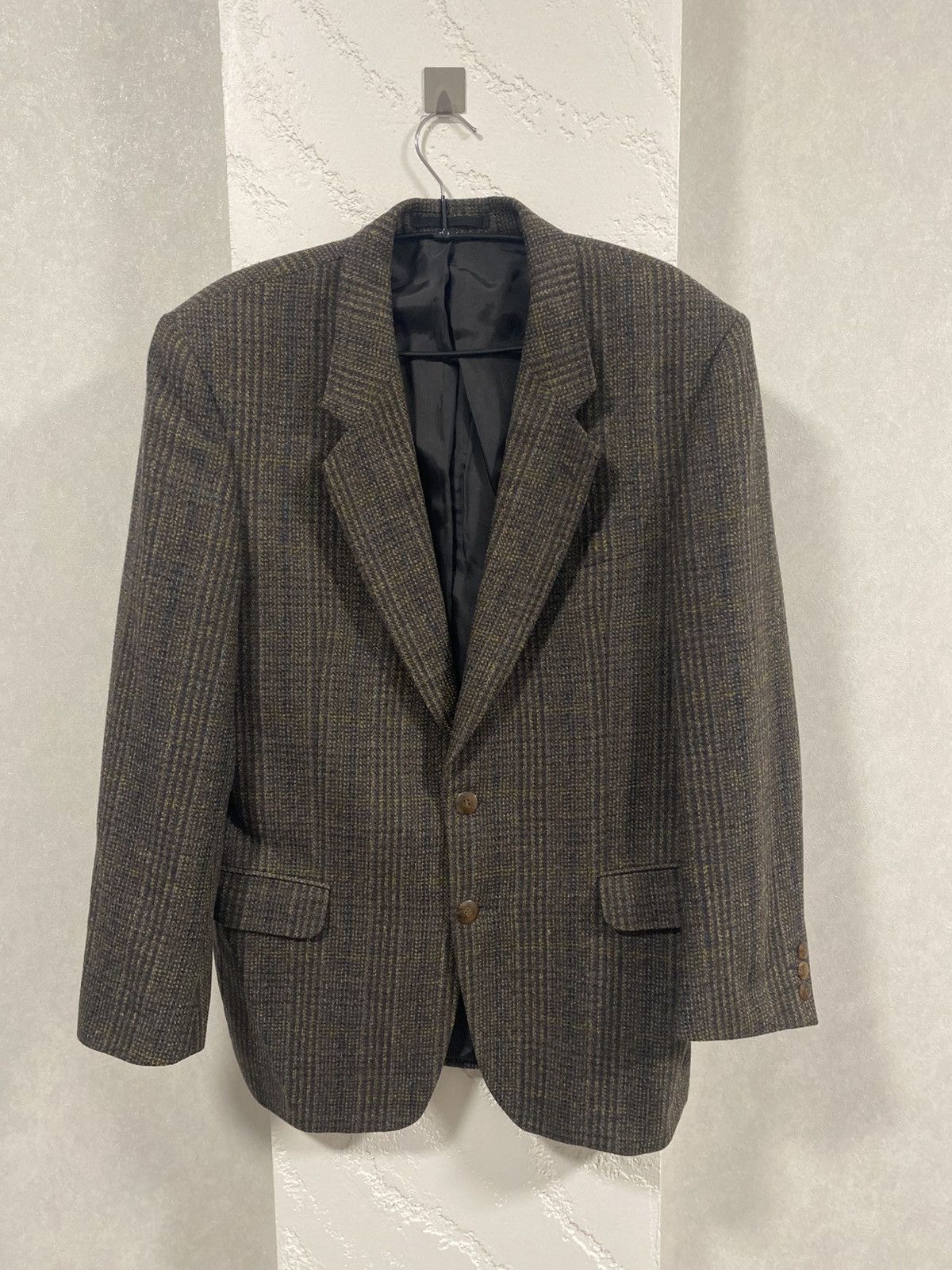 Vintage Very Rare Made Yugoslavia Incredibly Beautiful Tweed Blazer Size 50R - 1 Thumbnail