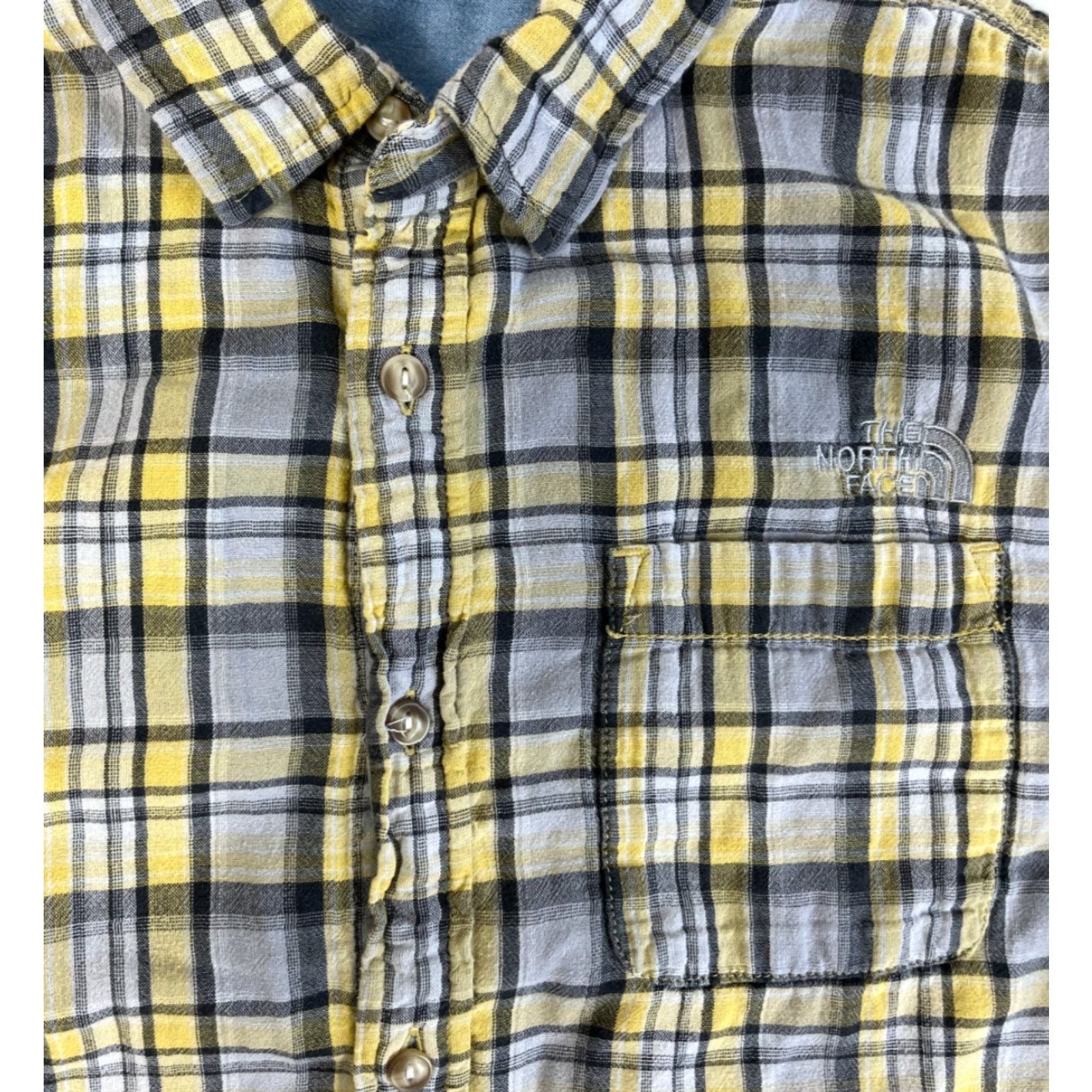The North Face VINTAGE The North Face Men’s Short Sleeve Button-Up Shirt Plaid Sz M Size US M / EU 48-50 / 2 - 3 Thumbnail