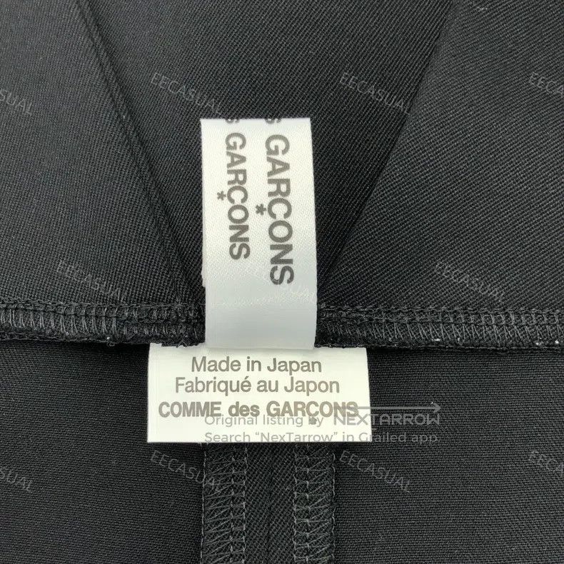 Comme des Garcons Comme Des Garcons size M Black Wool Strapless Jumpsuit Size 24" / US 00 / IT 34 - 6 Thumbnail