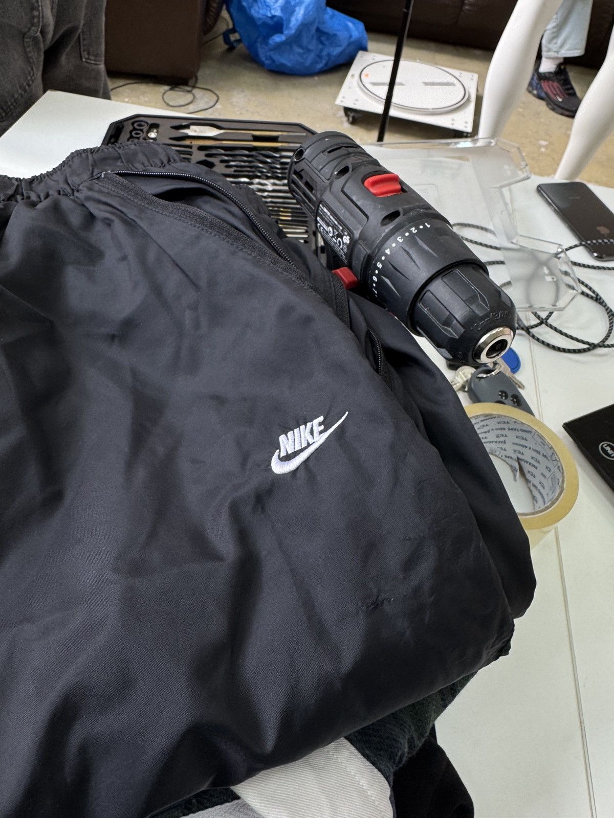 Nike × Vintage NIKE NYLON VINTAGE Y2K OVERSIZE BAGGY FIT PANTS SWEATPANTS Size US 32 / EU 48 - 8 Thumbnail