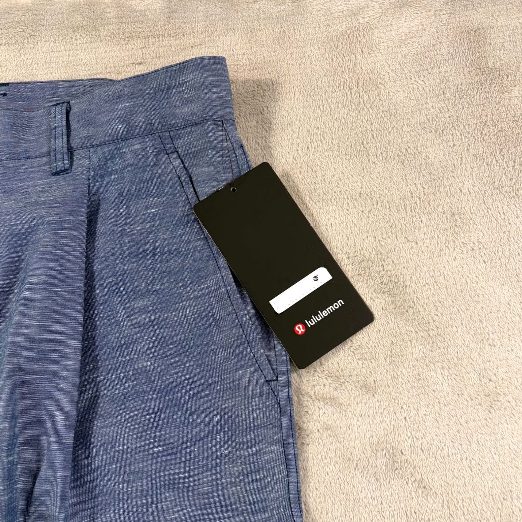 Lululemon Lululemon Lululinen Pleated Trouser Pants Club Blue Men 34x30 NWT Casual Chino Straight Pants Solid Blue Vintage No 5-Pocket Size US 34 / EU 50 - 5 Thumbnail