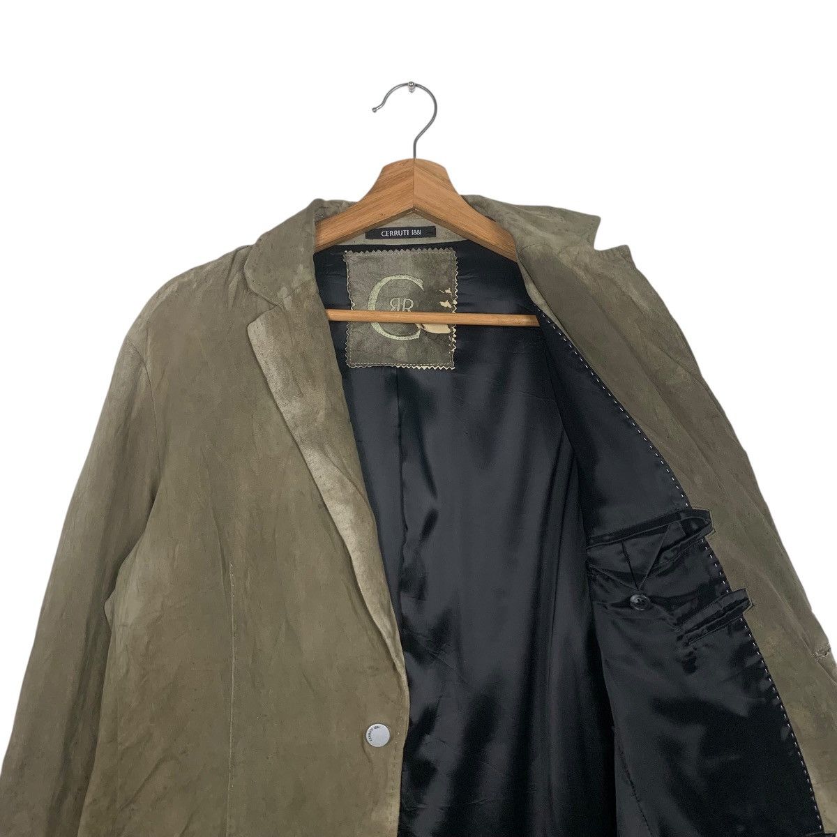 Cerruti 1881 CERRUTI 1881 Sheepskin Blazer Casual Jacket #1798-C16 Size US M / EU 48-50 / 2 - 8 Thumbnail