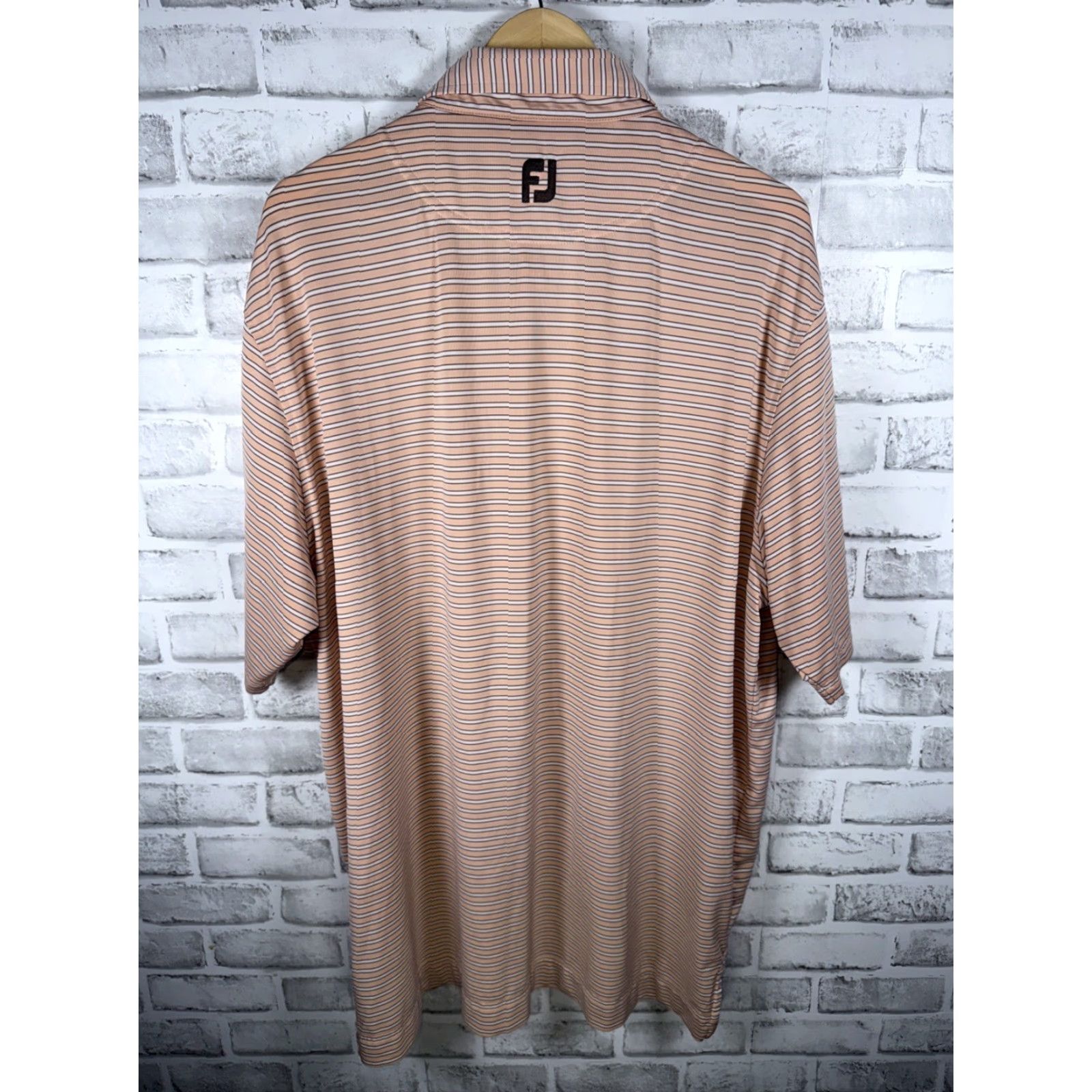 Footjoy FootJoy Polo Shirt Mens XL Striped Golf Performance Size US XL / EU 56 / 4 - 7 Thumbnail