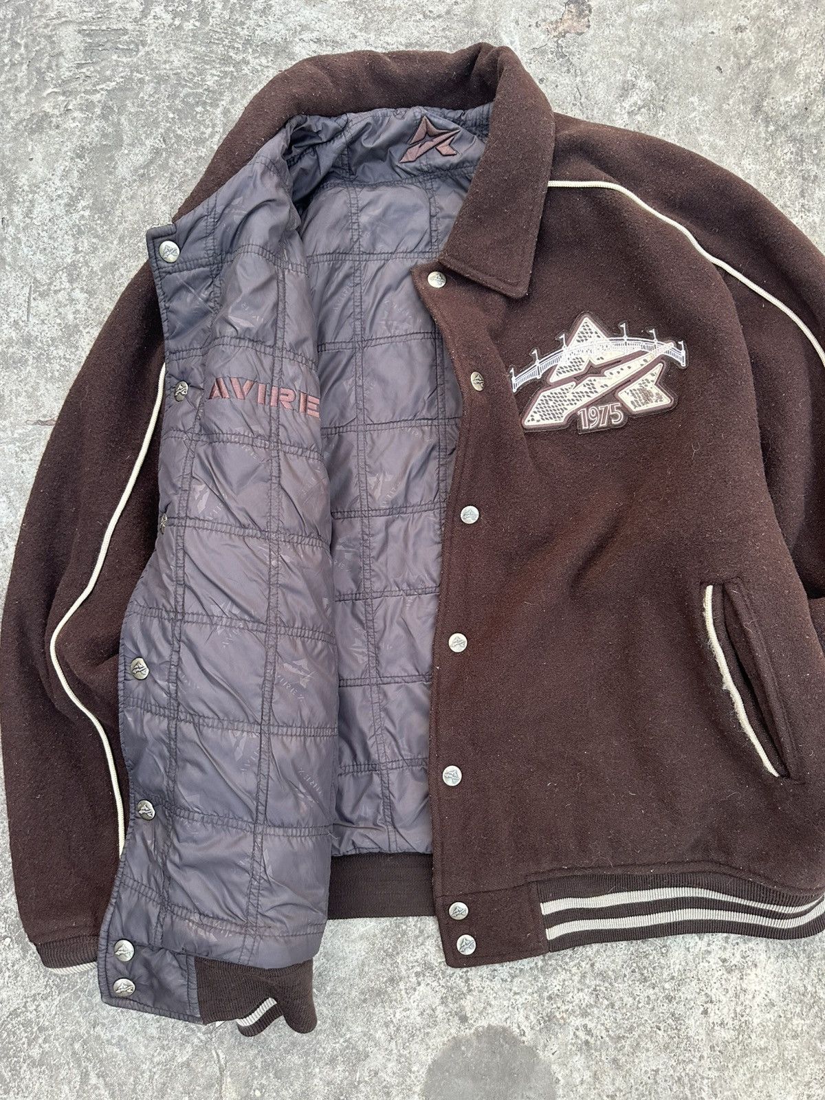 Avirex Rare Vintage Avirex Reversible Wool Varsity Jacket Size US XXL / EU 58 / 5 - 4 Thumbnail