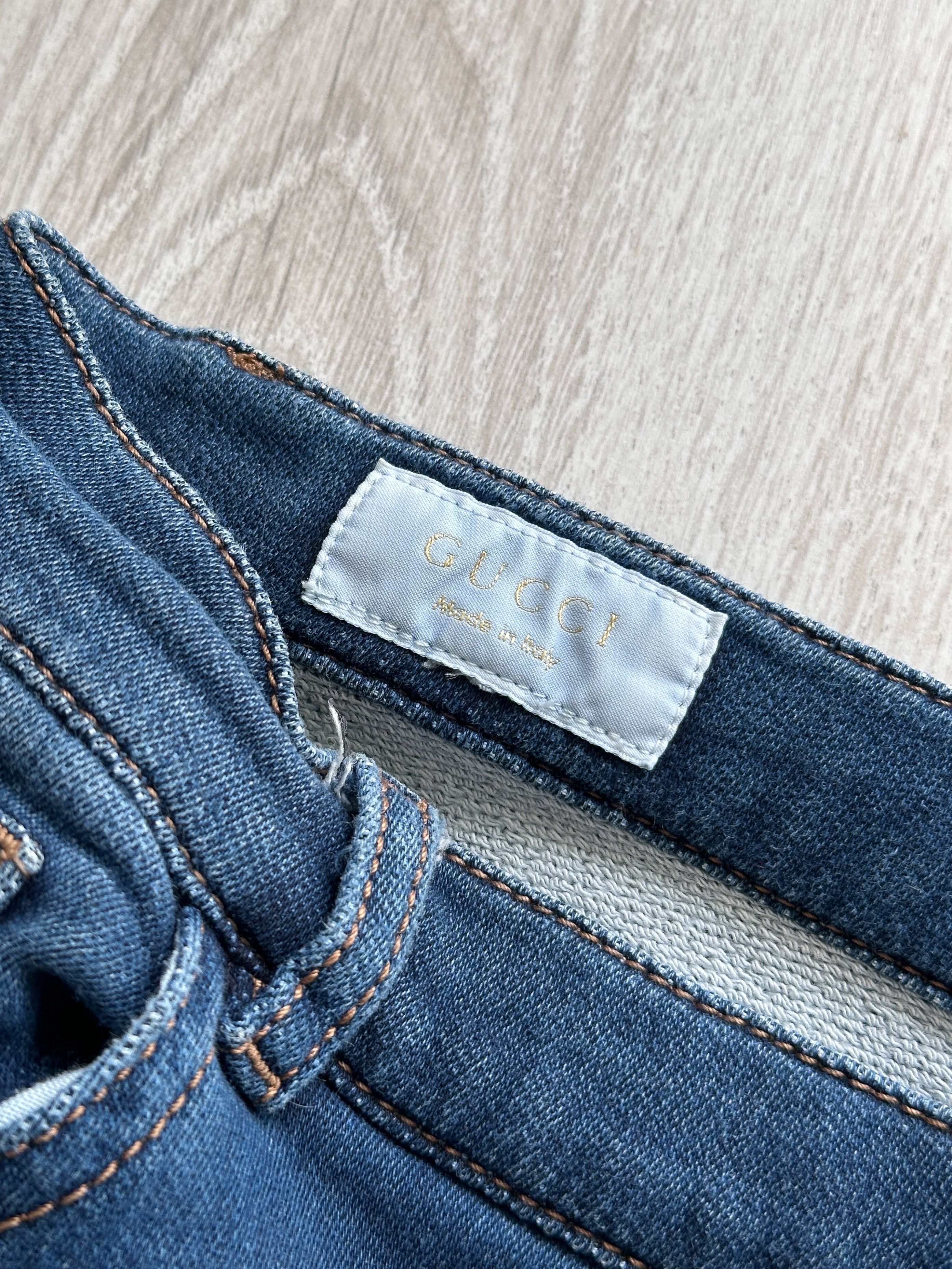 Gucci Gucci Blue Denim Skinny Denim Jeans Size 29" - 9 Thumbnail