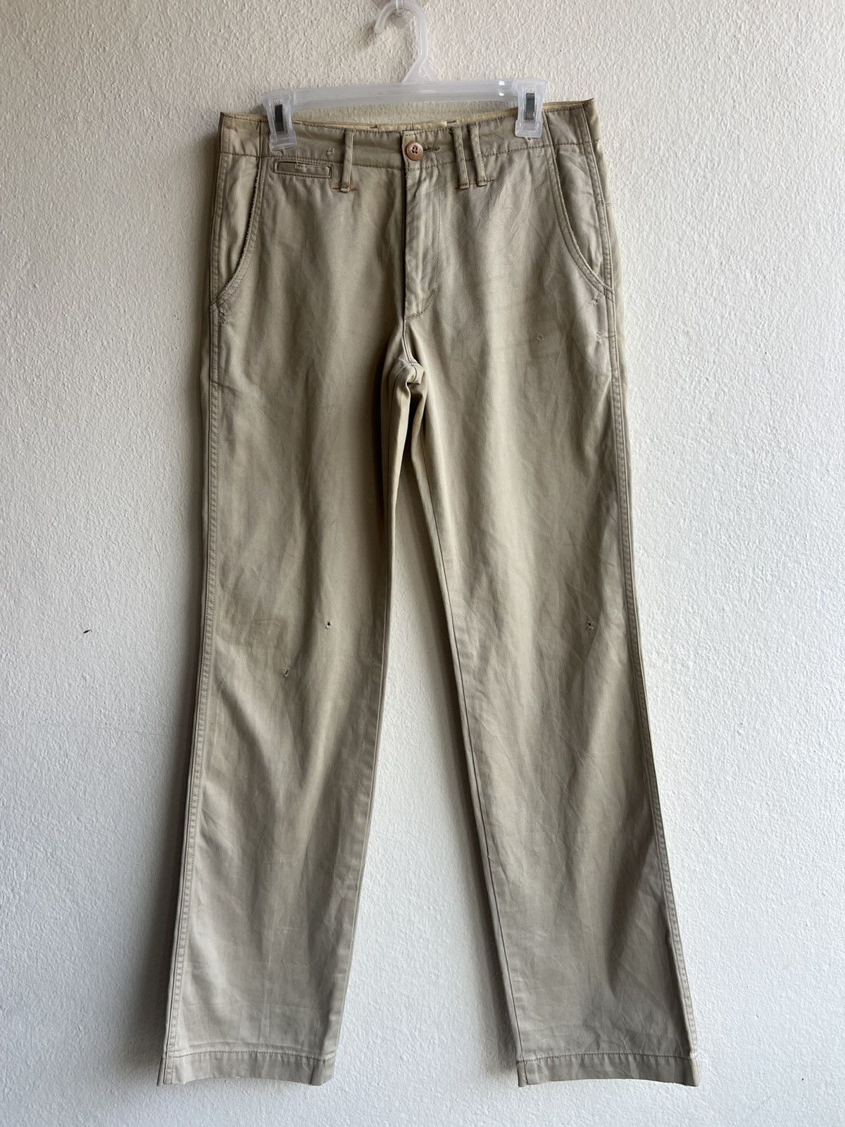 Chimala Distressed Rips Stains Chimala Chinos Trouser Pant Size US 29 - 2 Thumbnail
