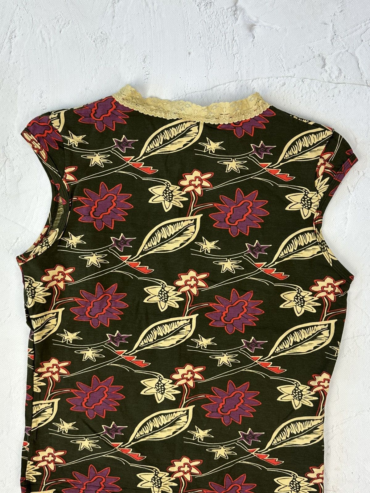 Beauty Beast × If Six Was Nine × Vintage NEW Vintage Printed Top Size M / US 6-8 / IT 42-44 - 5 Thumbnail