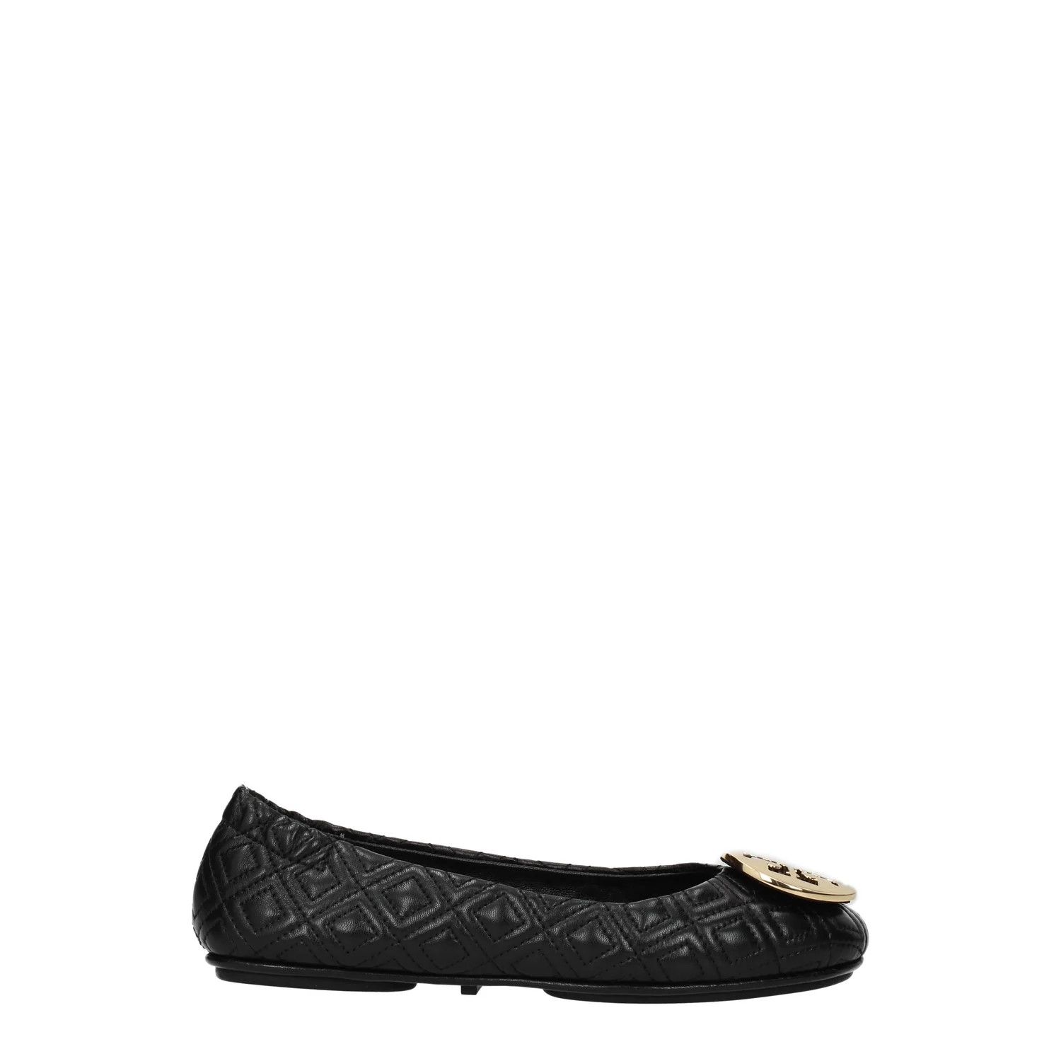 Tory Burch ob1o1e1124 Leather Ballet Flats in Black Size US 5.5 / IT 35.5 - 1 Thumbnail