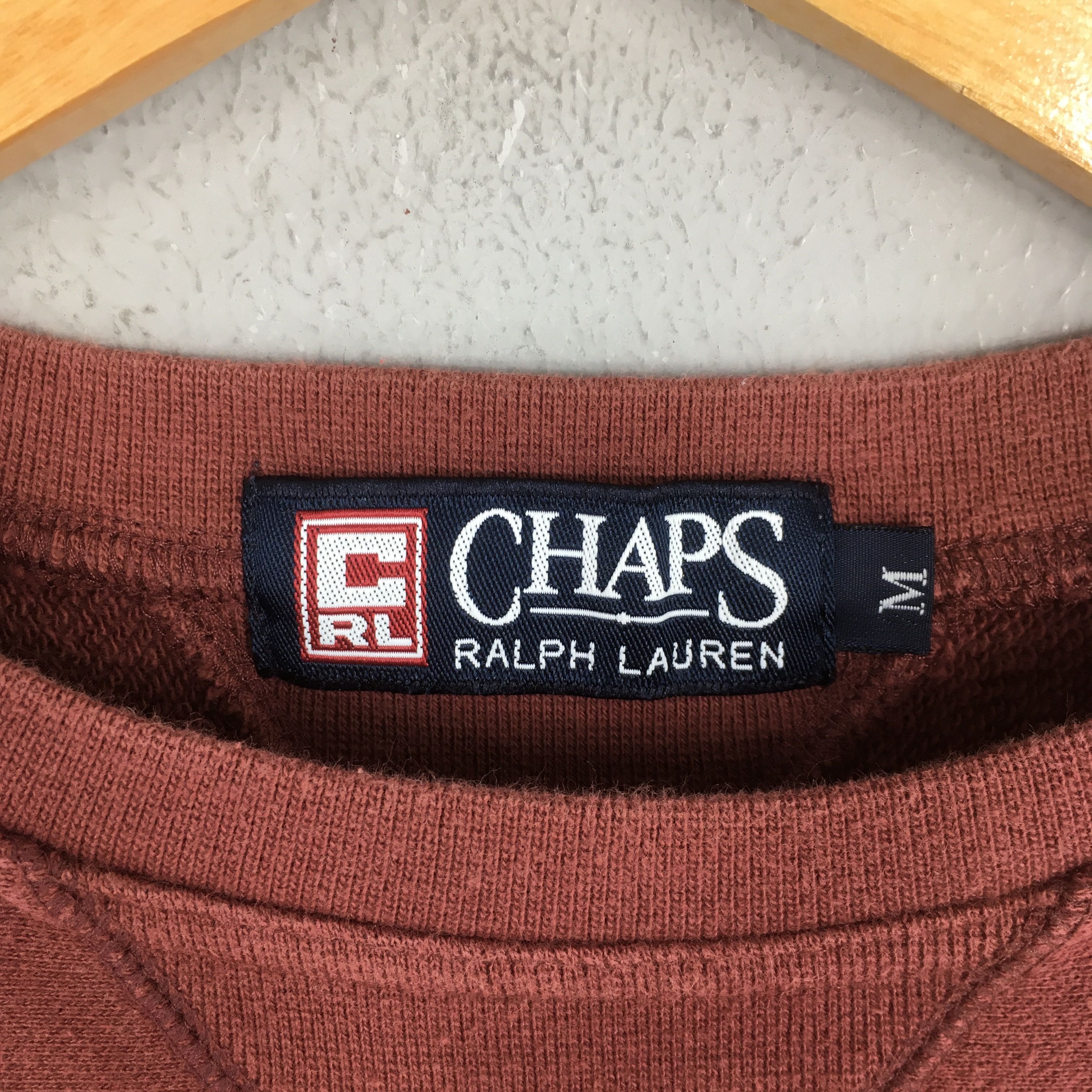 RRL Ralph Lauren × Ralph Lauren × Vintage Vintage Chaps Ralph Lauren Sweatshirt Medium Size US M / EU 48-50 / 2 - 5 Thumbnail