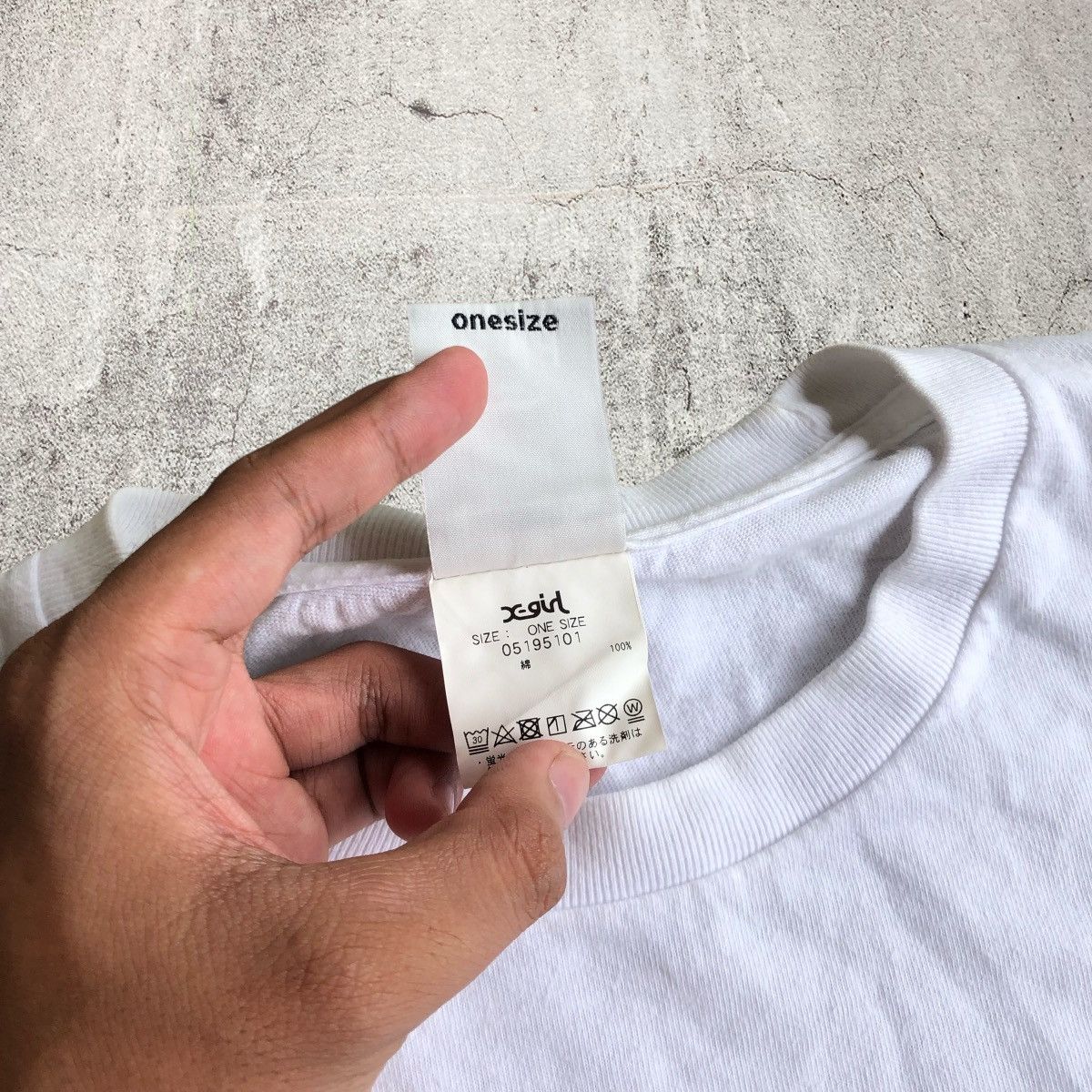 Japanese Brand 2000s X-girl Woman Face Logo HG Style T-shirt White Size US M / EU 48-50 / 2 - 7 Thumbnail