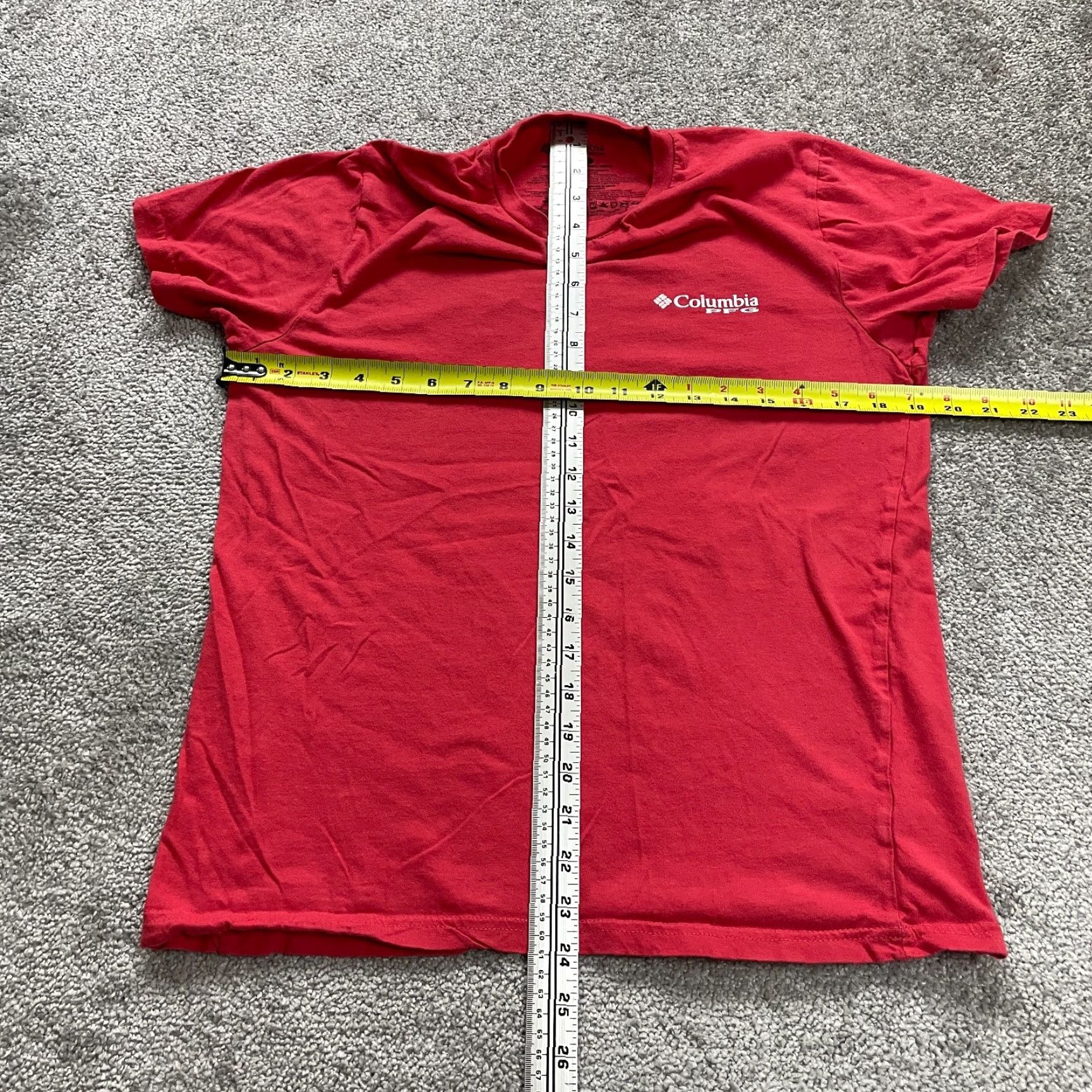 Vintage Columbia PFG T-Shirt Mens M Red Short Sleeve Crew Neck Casual Tee Size US M / EU 48-50 / 2 - 7 Thumbnail
