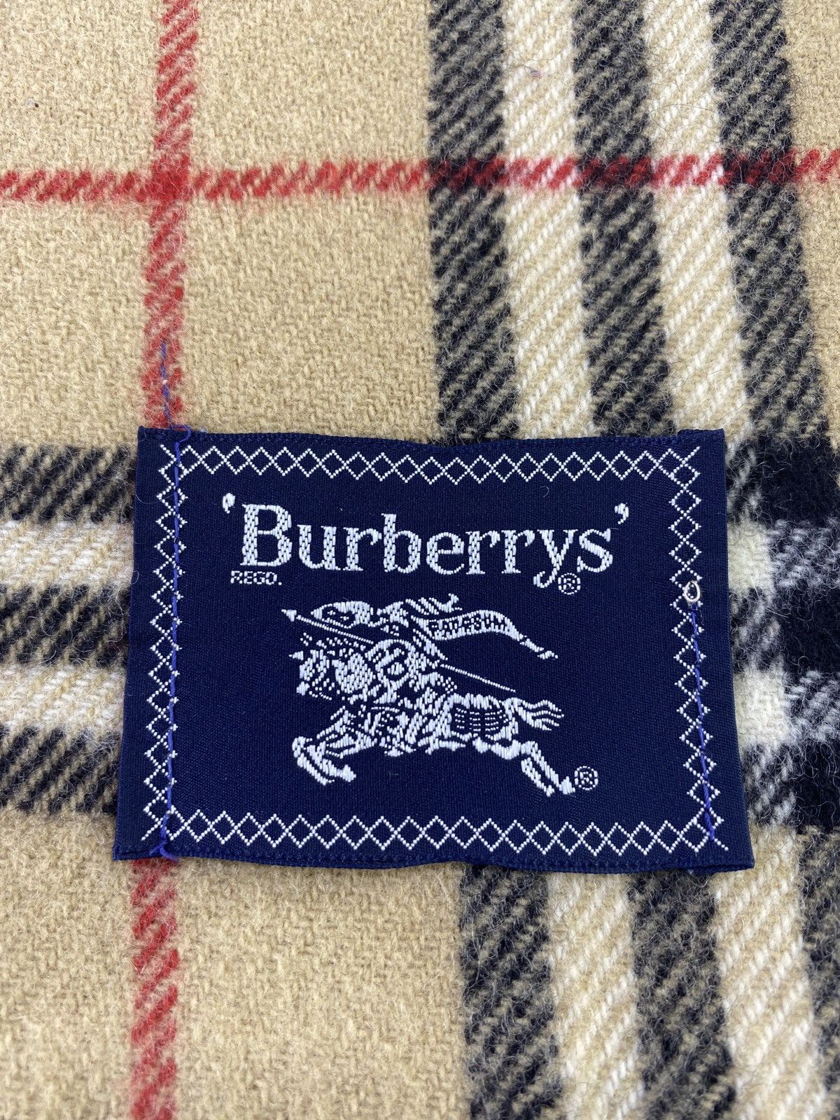 Burberry × Vintage BIG SIZE BURBERRY Scarf / Muffler / Neckwear -T715 Size ONE SIZE - 4 Thumbnail