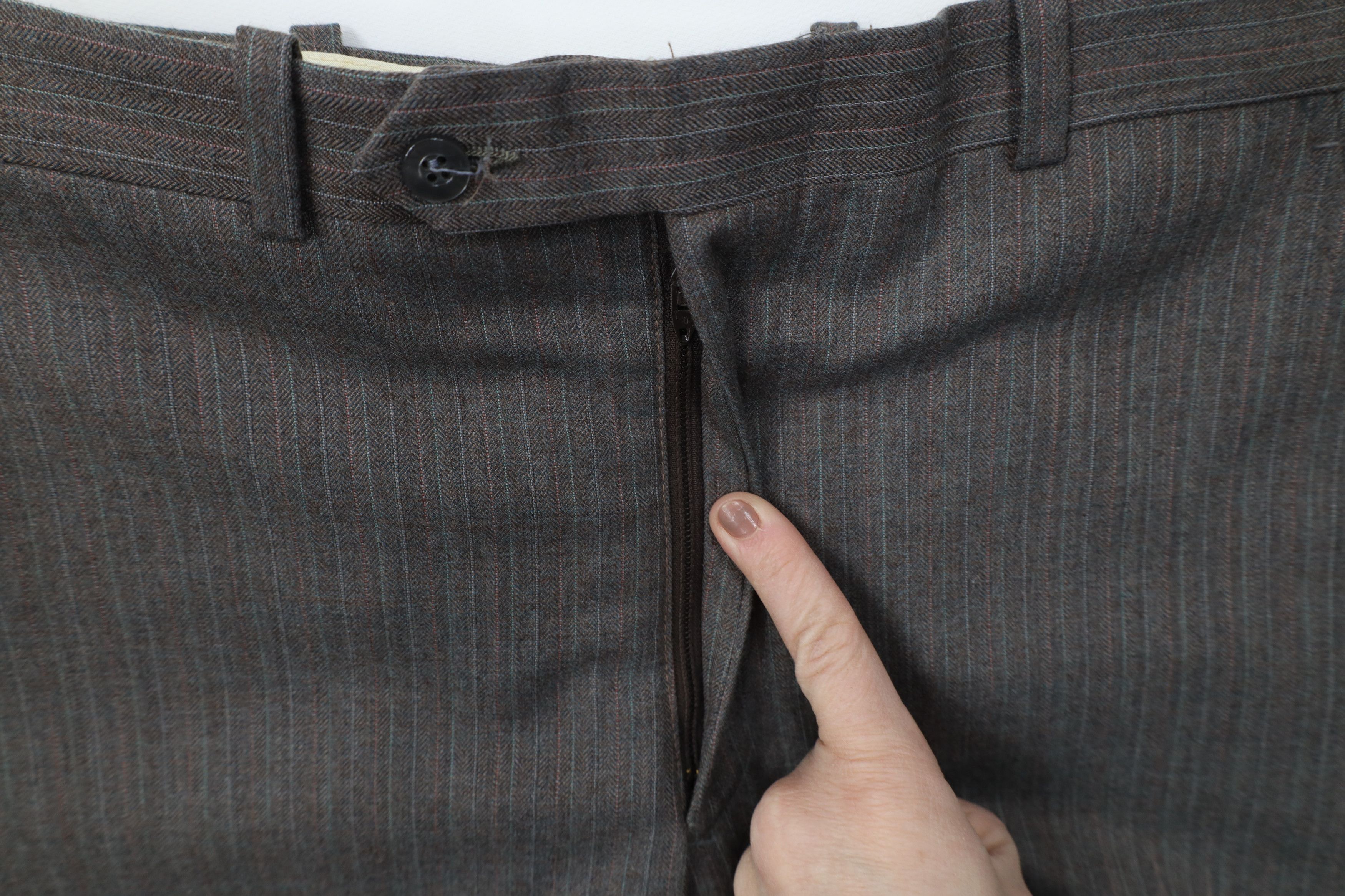 Vintage Vintage 60s 70s Streetwear Pinstriped Wide Leg Pants USA Size US 29 - 5 Thumbnail