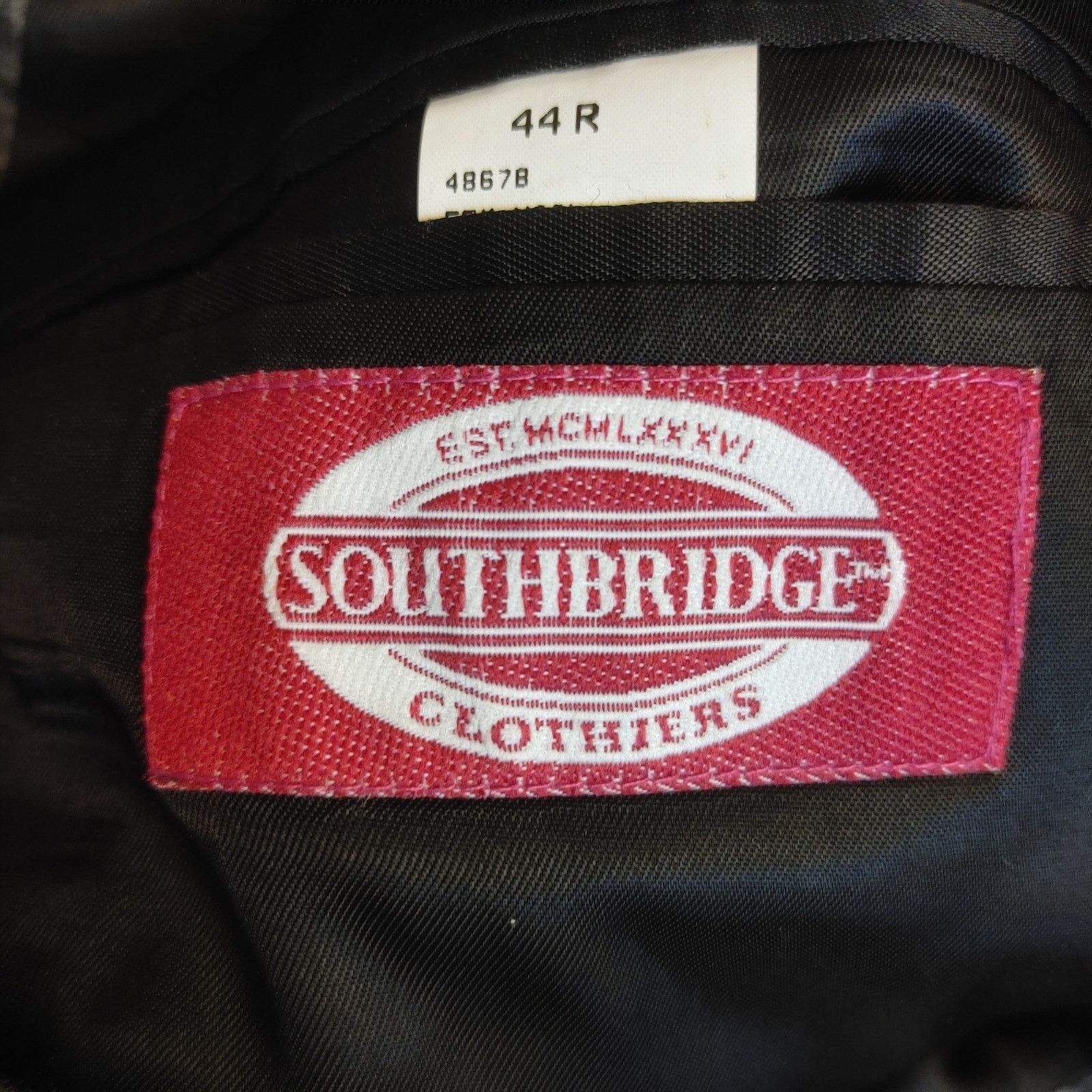 Other Southbridge Clothiers Mens 44R Gray Stripe Silk Lined Blazer Size US S / EU 44-46 / 1 - 3 Thumbnail