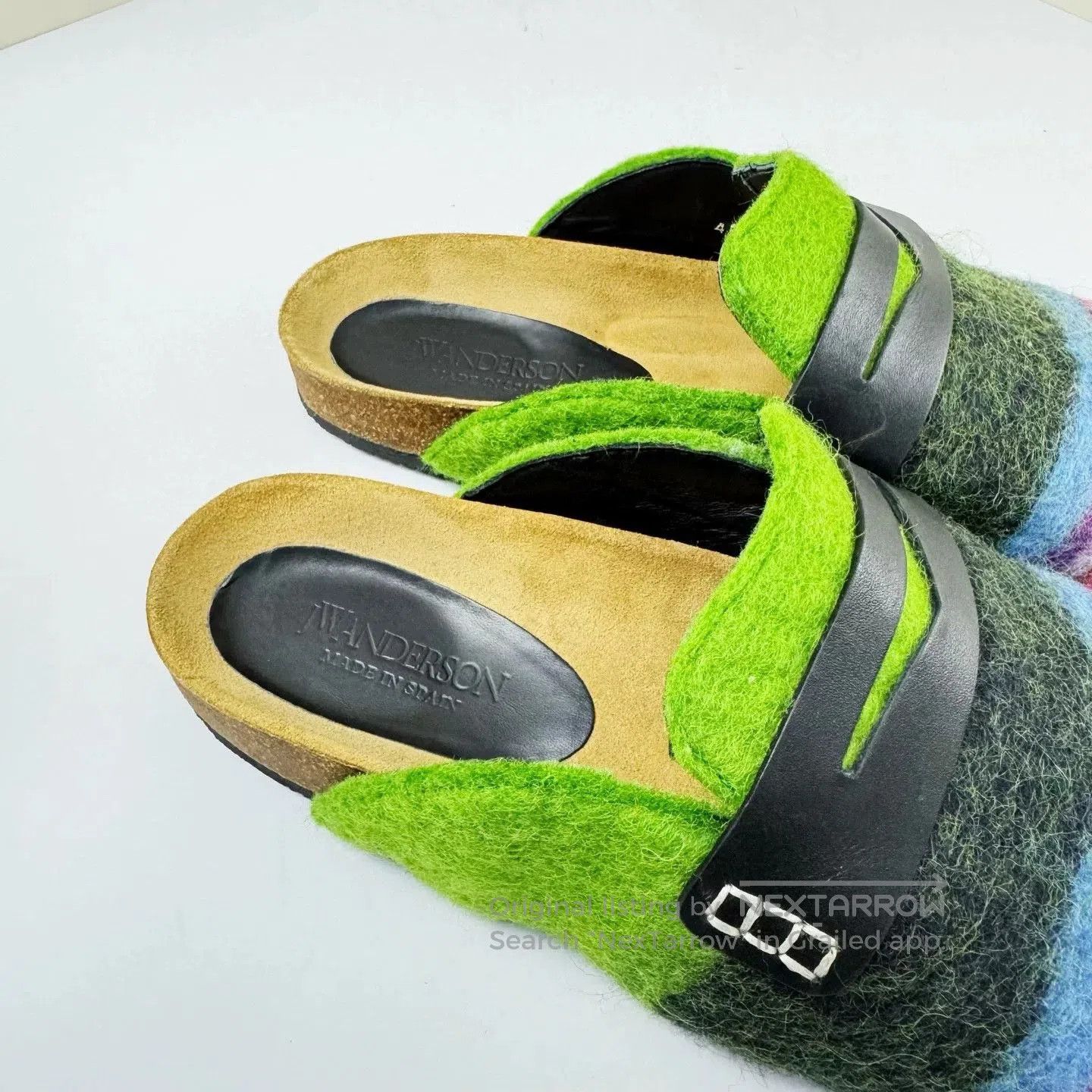 JW Anderson JW Anderson Colorful Felt Birkenstock Slippers. Size US 7 / EU 40 - 5 Thumbnail
