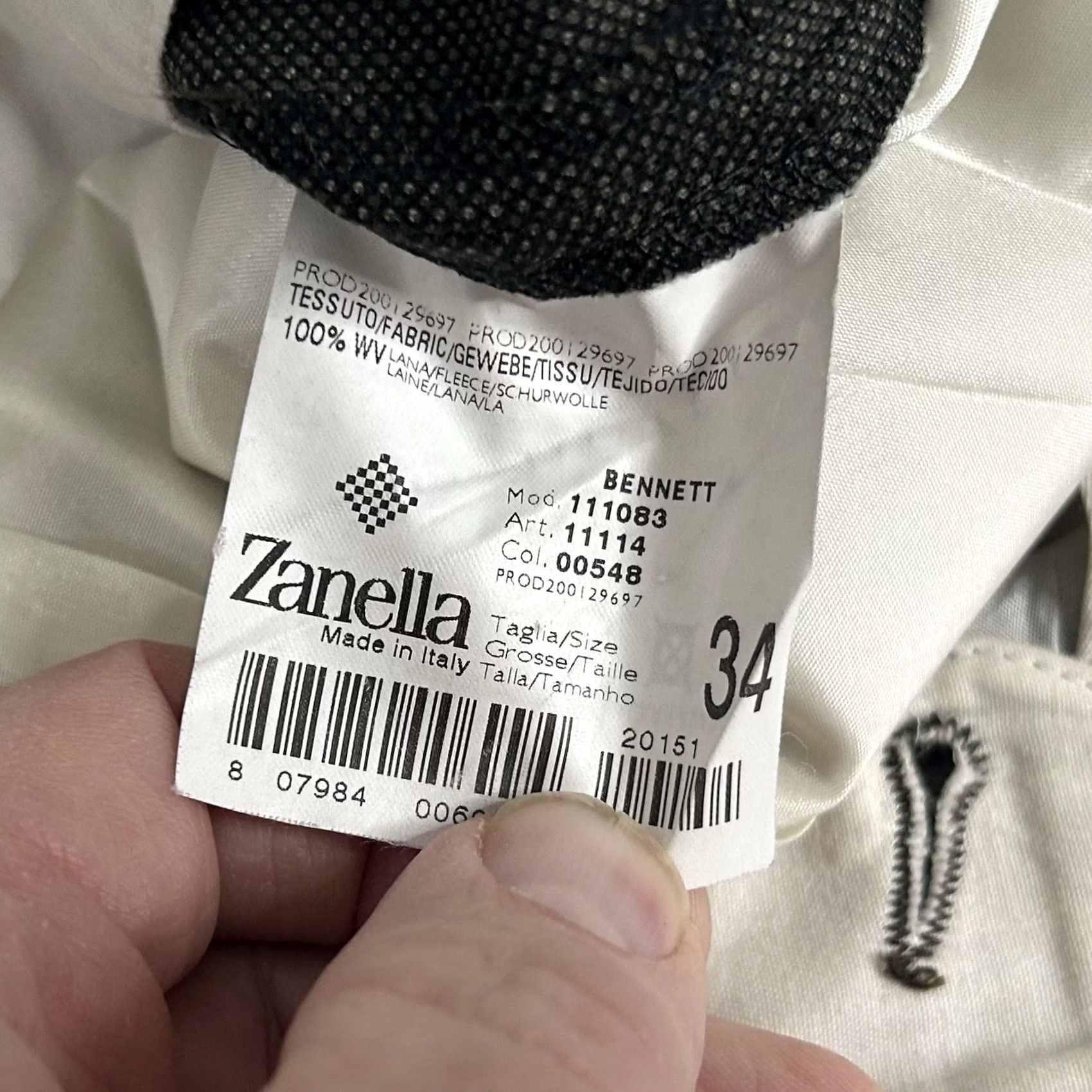 Zanella Zanella 34 x 27 Bennett Dress Pants 100% Wool Pleated Brown Nailhead Italy Pants Mens Regular 34 Brown Wool Dress Pants Italy Mens Size US 34 / EU 50 - 3 Thumbnail