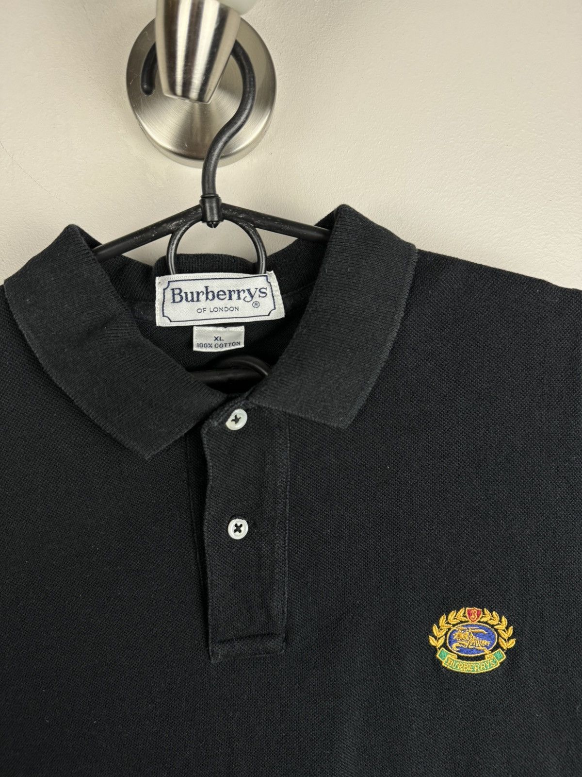 Burberry × Vintage Vintage polo t shirt Burberry original luxury casual item Size US L / EU 52-54 / 3 - 2 Thumbnail