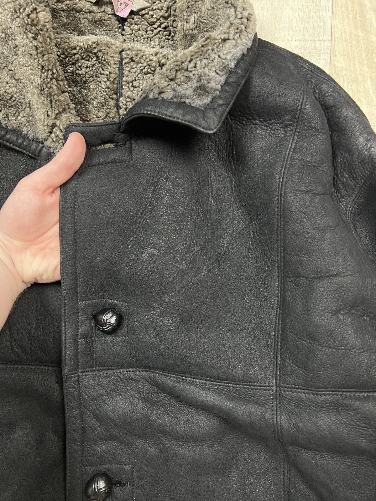 SERAPHIN Seraphin Shearling Leather Coat (Y0284) Size US XXL / EU 58 / 5 - 6 Thumbnail