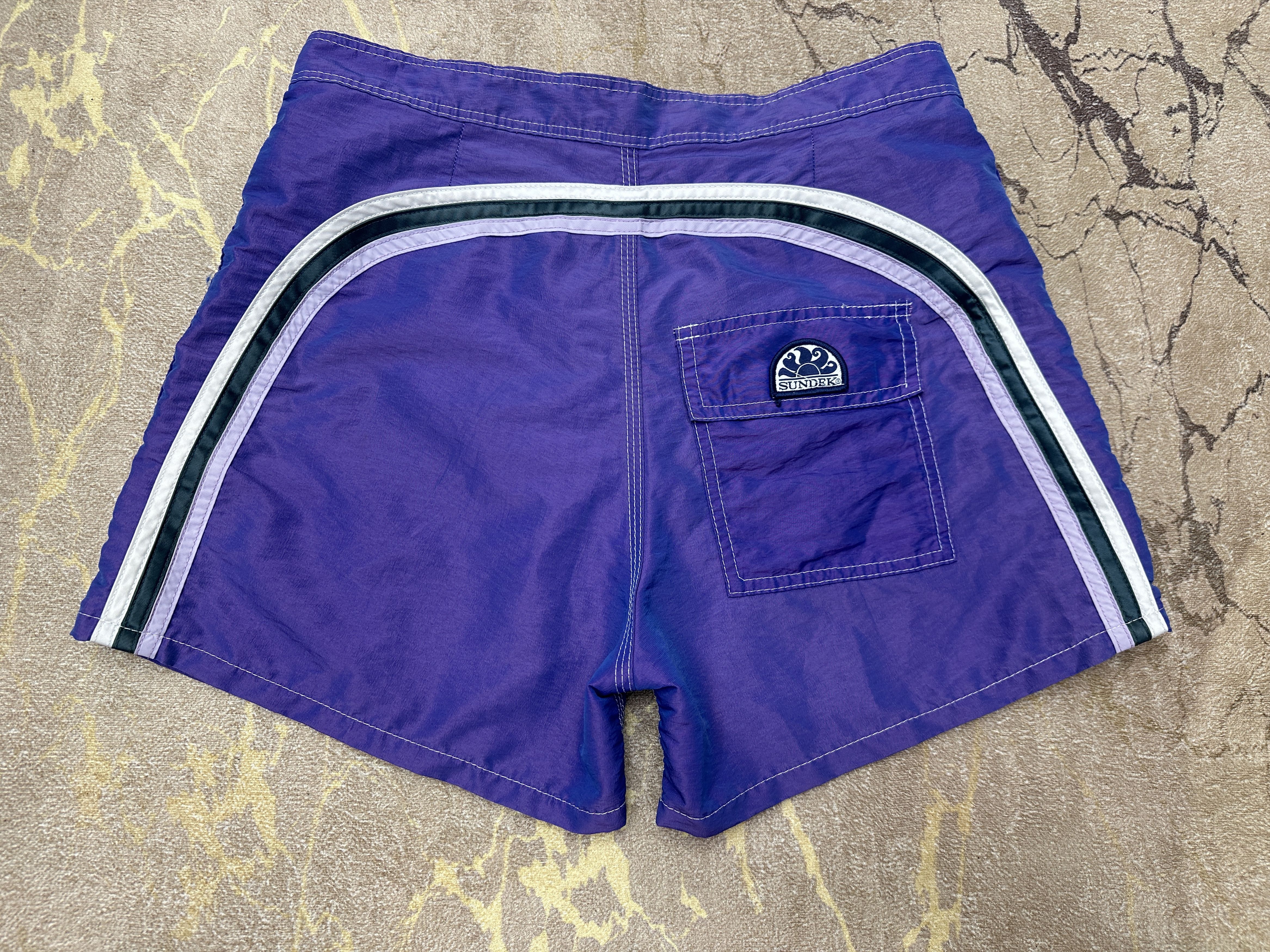 Sundek Sundek 31 Surf Beach Board Shorts Trunks BathSuit Size 31 S Size US 31 - 3 Thumbnail