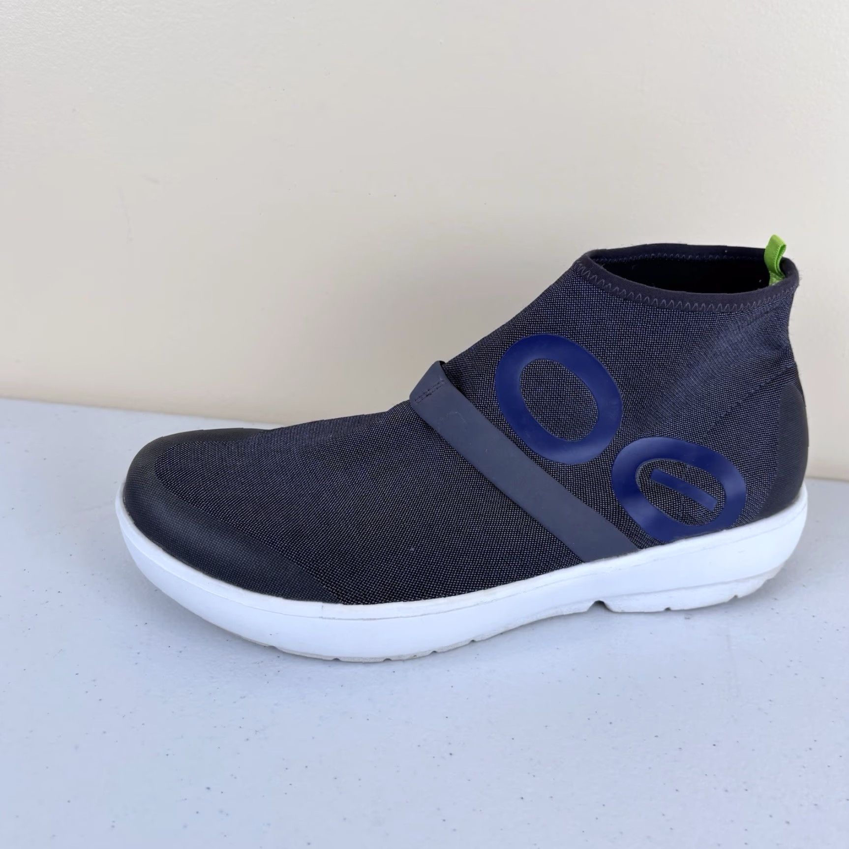 Vintage OOFOS Oomg Fibre Slip-On High Top Boots Womens 9.5 Heather Blue Recovery Slip-On Shoes Size L / US 10 / IT 46 - 4 Thumbnail
