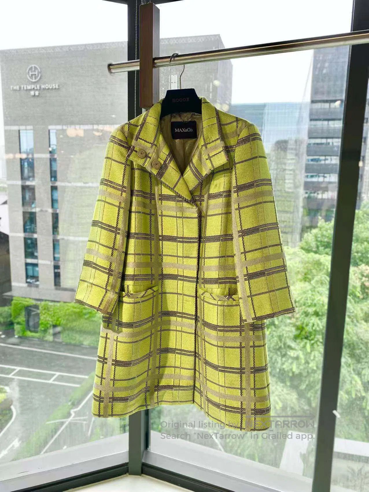 Max Mara Max Mara Plaid coat| Size XXS / US 00 / IT 34 - 2 Thumbnail