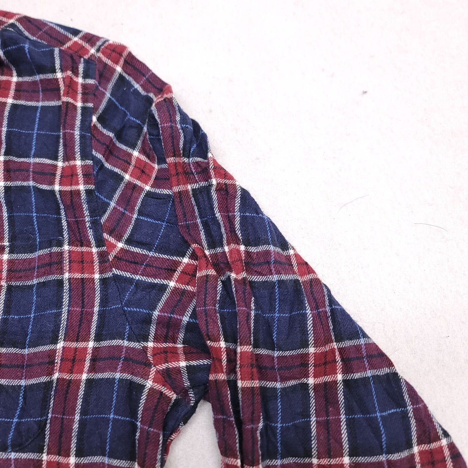 Saddlebred Saddlebred Tartan Flannel Shirt Mens Size Medium M Blue Red Size US M / EU 48-50 / 2 - 5 Thumbnail