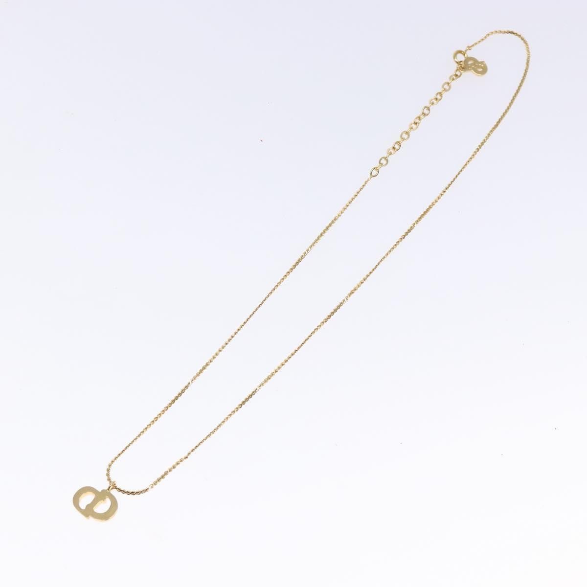 Dior Christian Dior CD Pendant Necklace Gold-plated Size ONE SIZE - 1 Thumbnail