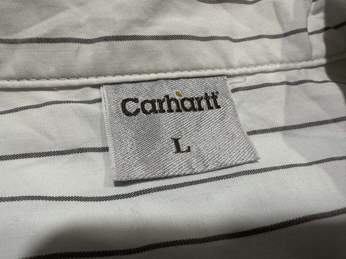 Carhartt 🔥Vintage Carhartt Striped Western Shirt Short Sleeve Size US L / EU 52-54 / 3 - 4 Thumbnail