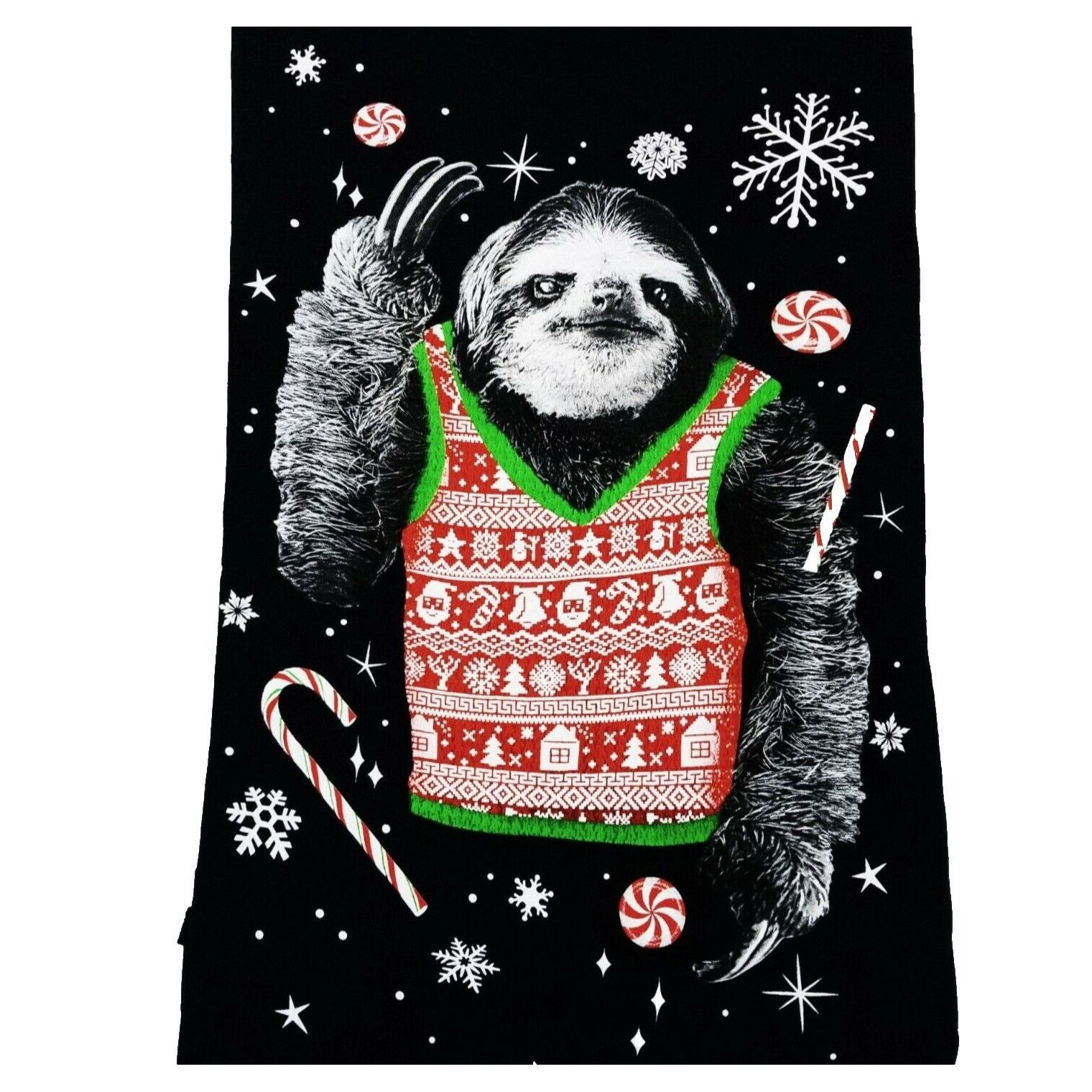 Other Dec 25th Christmas Sloth T Shirt Mens L Wearing Vest Funny Size US L / EU 52-54 / 3 - 4 Thumbnail