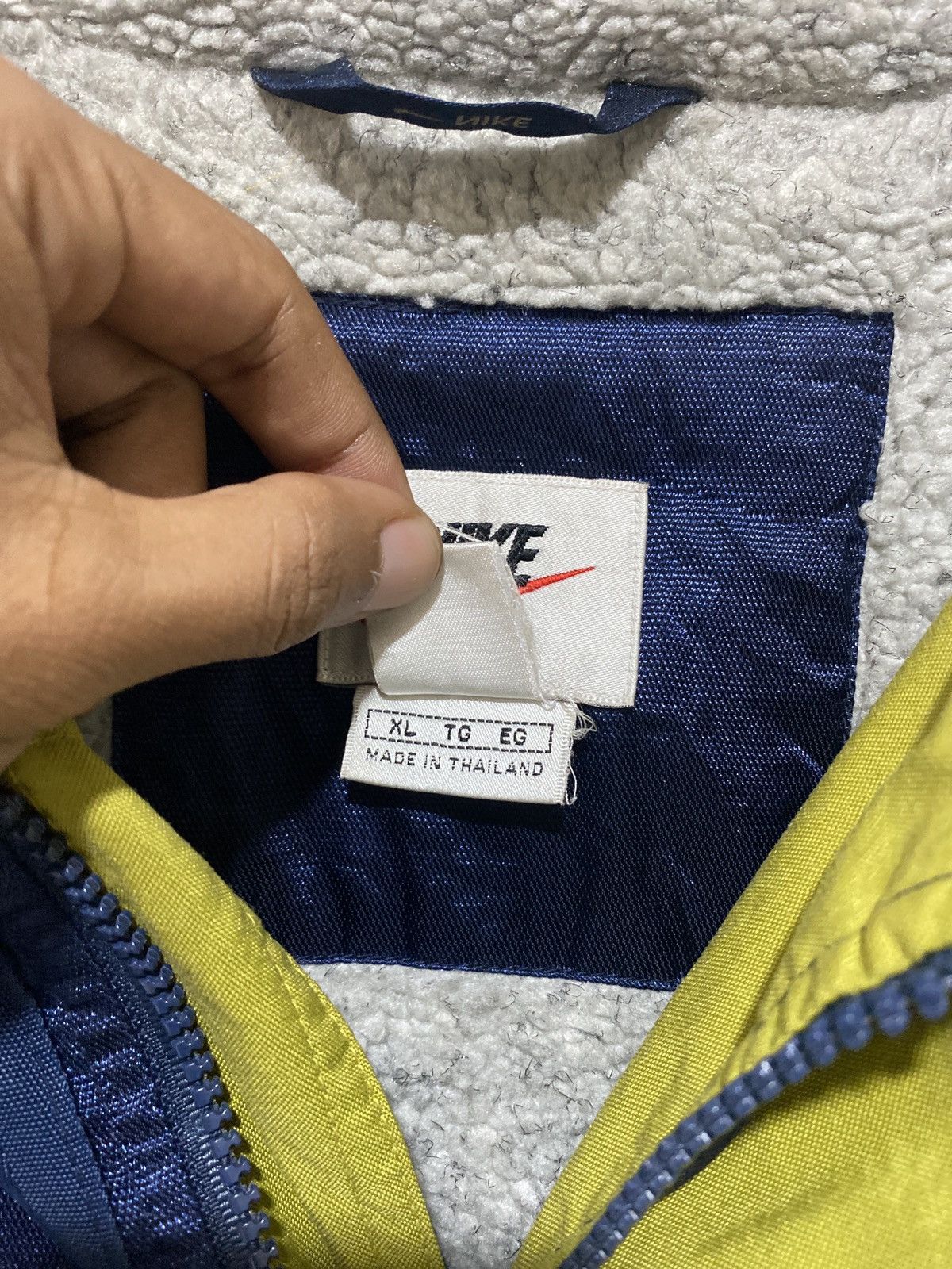 Nike Vintage 90s Nike Parkha Sherpa Size US XXL / EU 58 / 5 - 5 Thumbnail