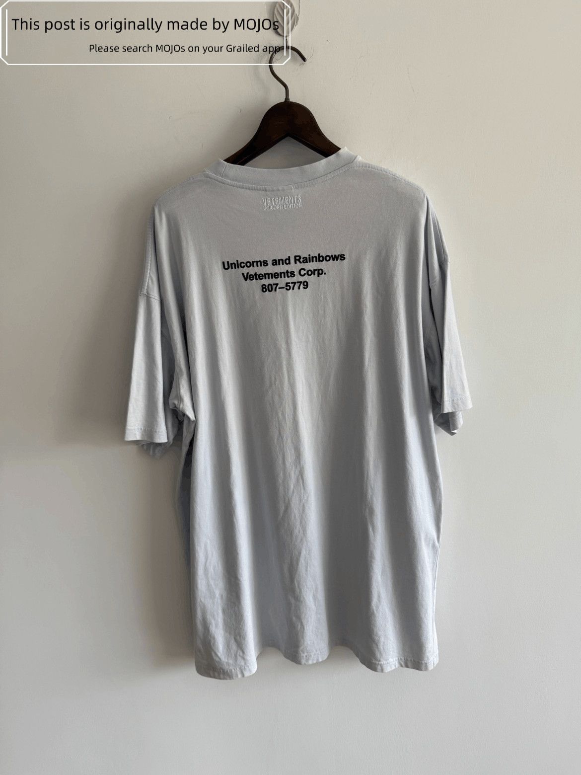 Vetements Vetements Unicorns & Rainbows Tee Size US S / EU 44-46 / 1 - 2 Thumbnail