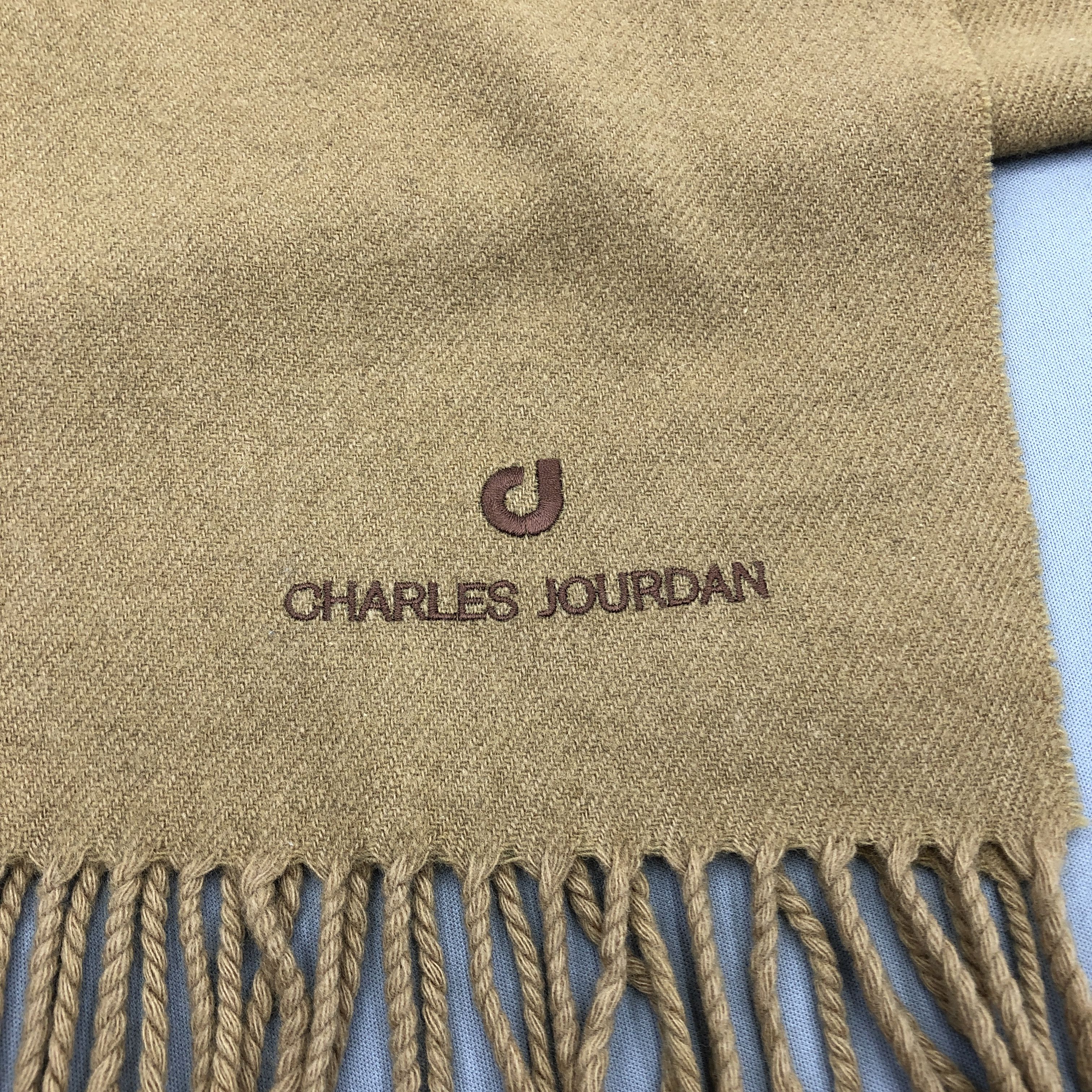 Charles Jourdan Vintage Charles Jourdan Scarf Muffler Wool Cashmere Scarves Size ONE SIZE - 4 Thumbnail