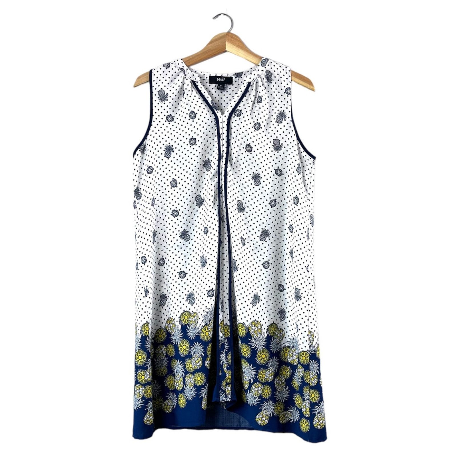 Vintage Women's Vintage Pineapple Naif Shift Dress M Size M / US 6-8 / IT 42-44 - 1 Thumbnail