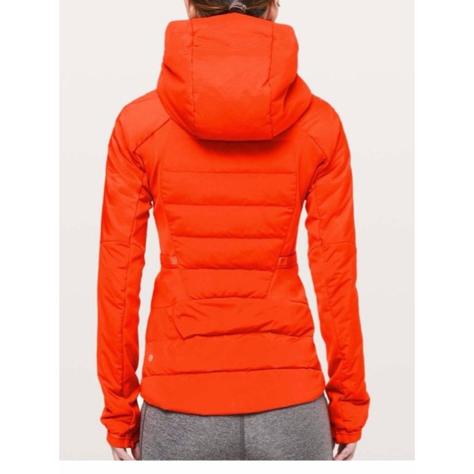 Lululemon Lululemon Down for It All Goose Puffer Jacket Atomic Orange Size S / US 4 / IT 40 - 2 Thumbnail
