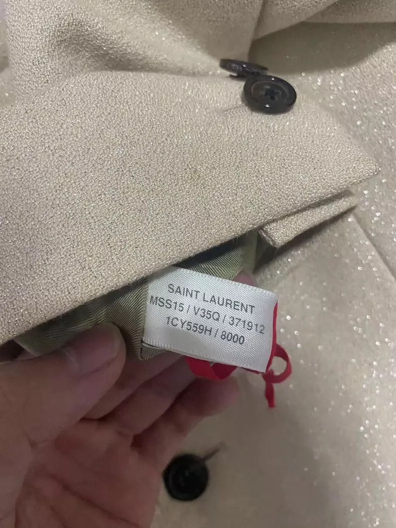 Saint Laurent Paris Saint Laurent Paris 15SS palace baby's breath blazer 2505-N Size 44R - 5 Thumbnail