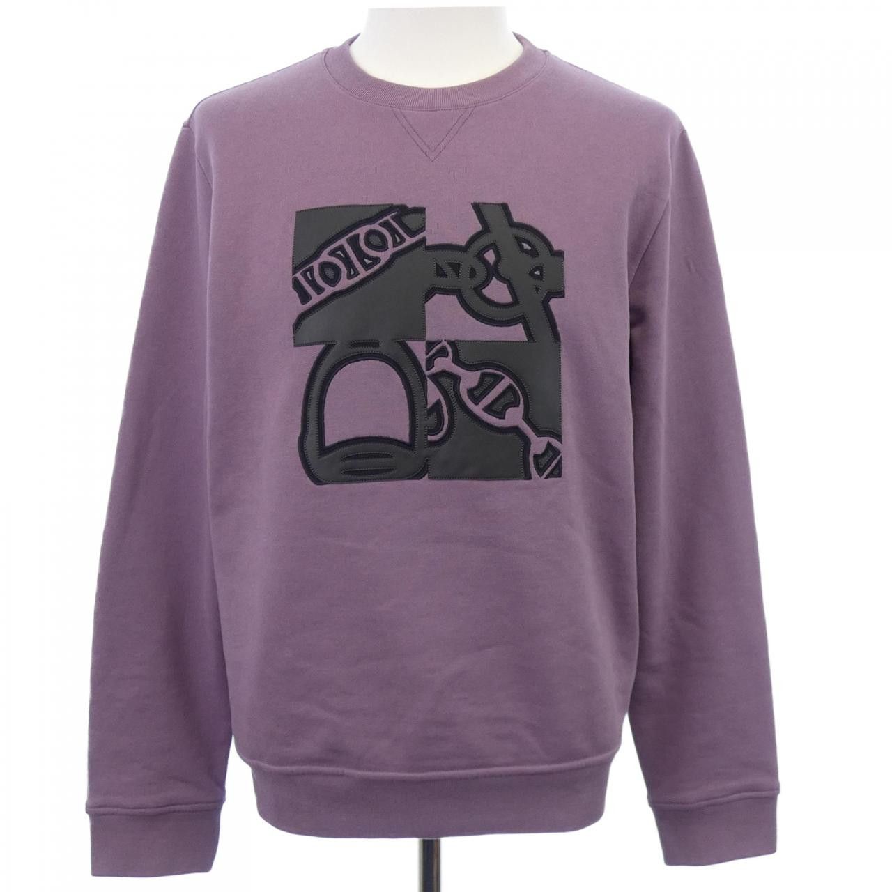 Hermes Hermes Hermès Metal Leo Carre Cotton Sweatshirt S Textile Sweatshirts & Hoodies DUTY FREE for USA Size ONE SIZE - 1 Thumbnail