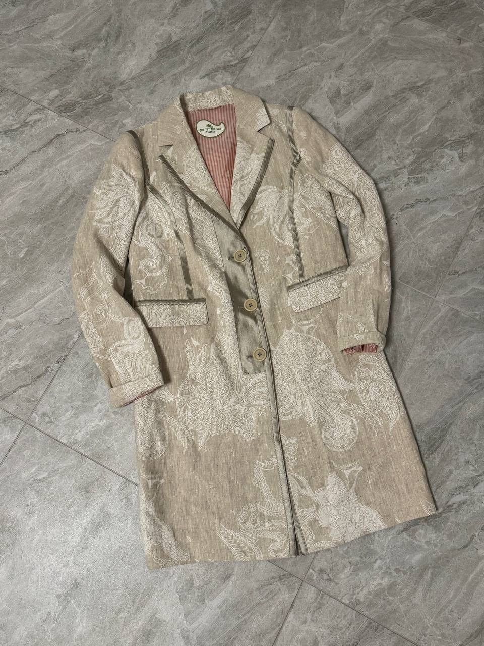 Etro ETRO Linen Coat Size S / US 4 / IT 40 - 1 Thumbnail