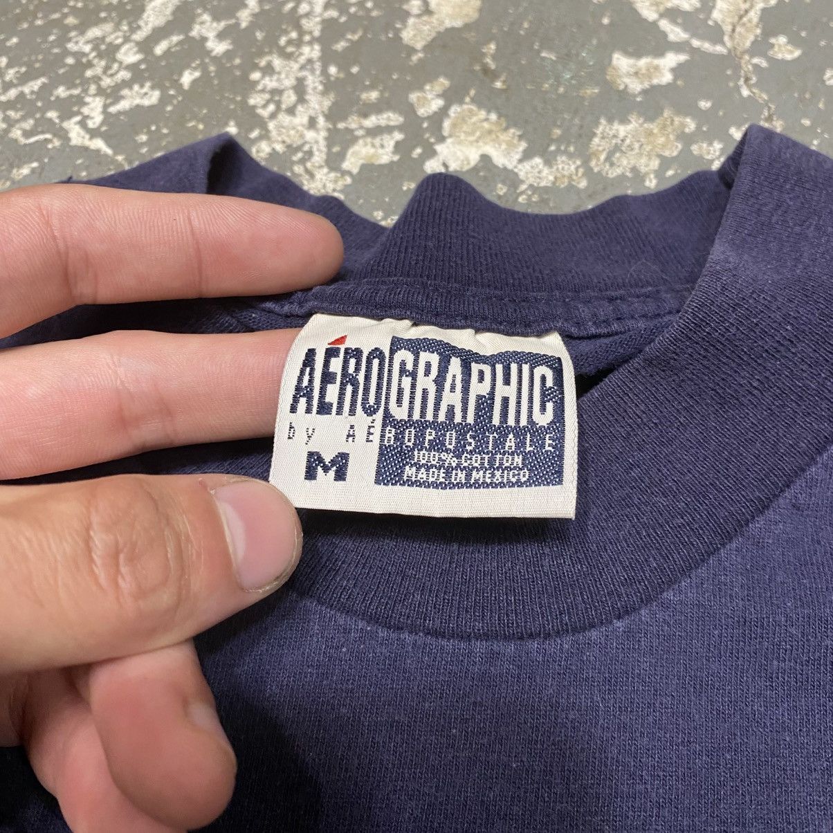 Aeropostale × Grunt Style × Vintage Vintage Aeropostale Dragon Y2K 90s Navy Tshirt Size US M / EU 48-50 / 2 - 10 Thumbnail