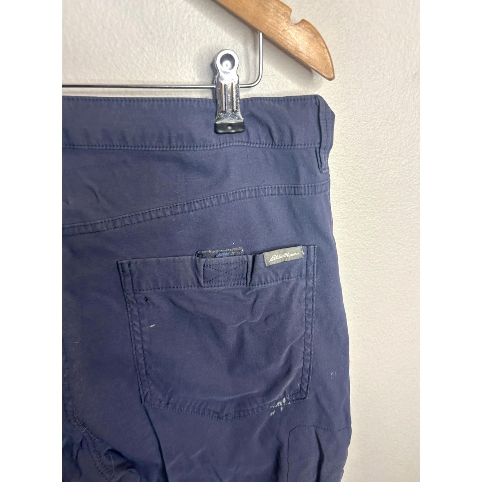 Eddie Bauer Eddie Bauer Pants Mens 34x32 Blue Casual Straight Fit Cotton Chino Pockets Size US 34 / EU 50 - 5 Thumbnail