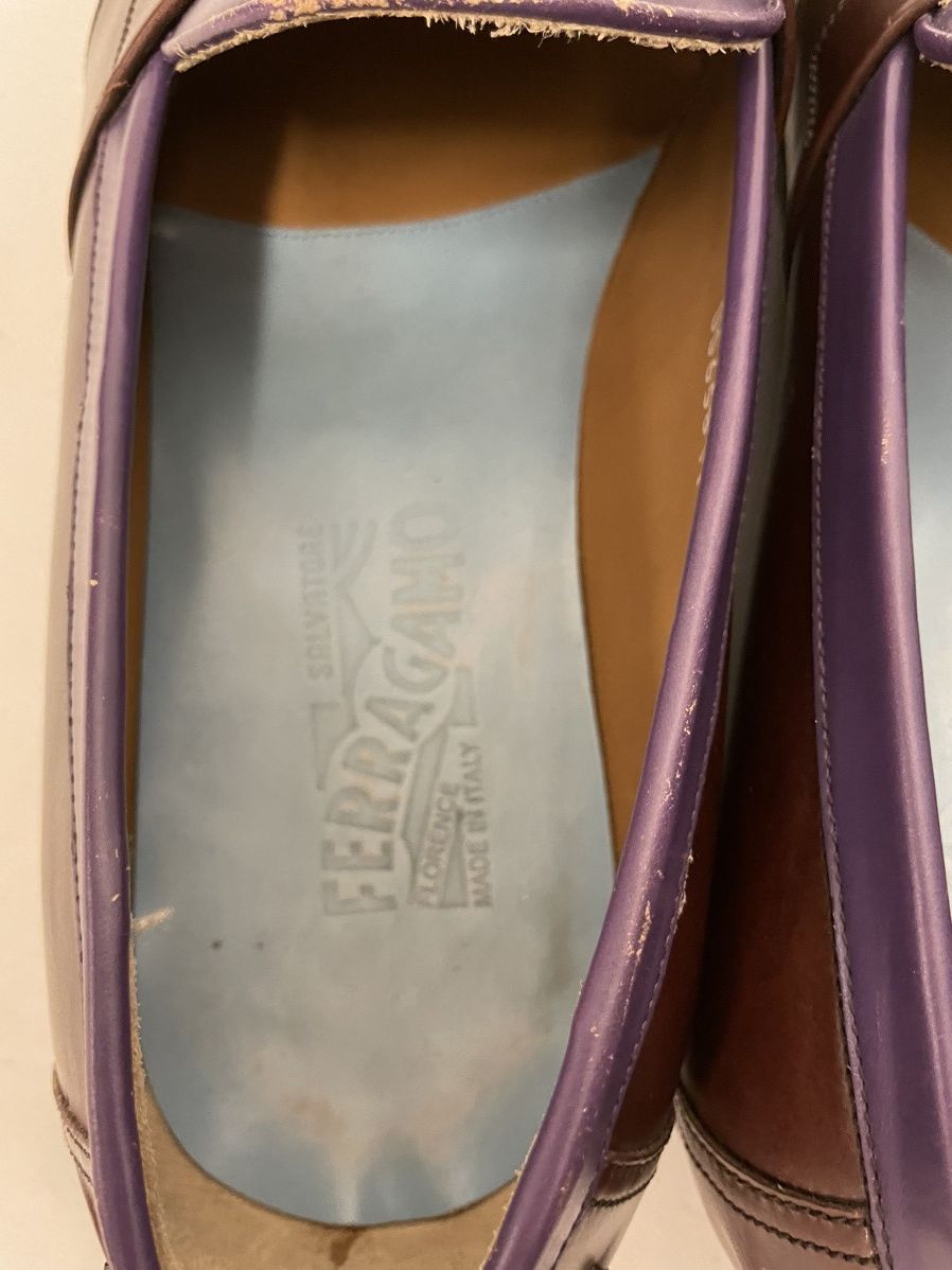 Salvatore Ferragamo Colorblock Penny Loafer Size US 9.5 / EU 42-43 - 5 Thumbnail