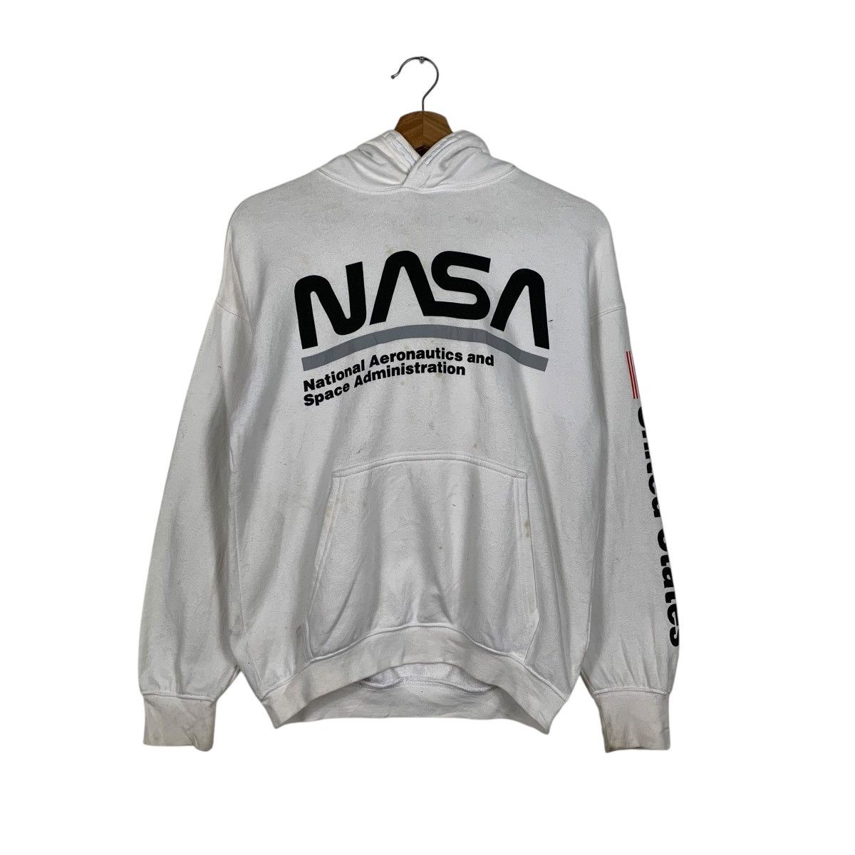 H&M Nasa Big Logo Pullover Hoodie Size US M / EU 48-50 / 2 - 10 Thumbnail