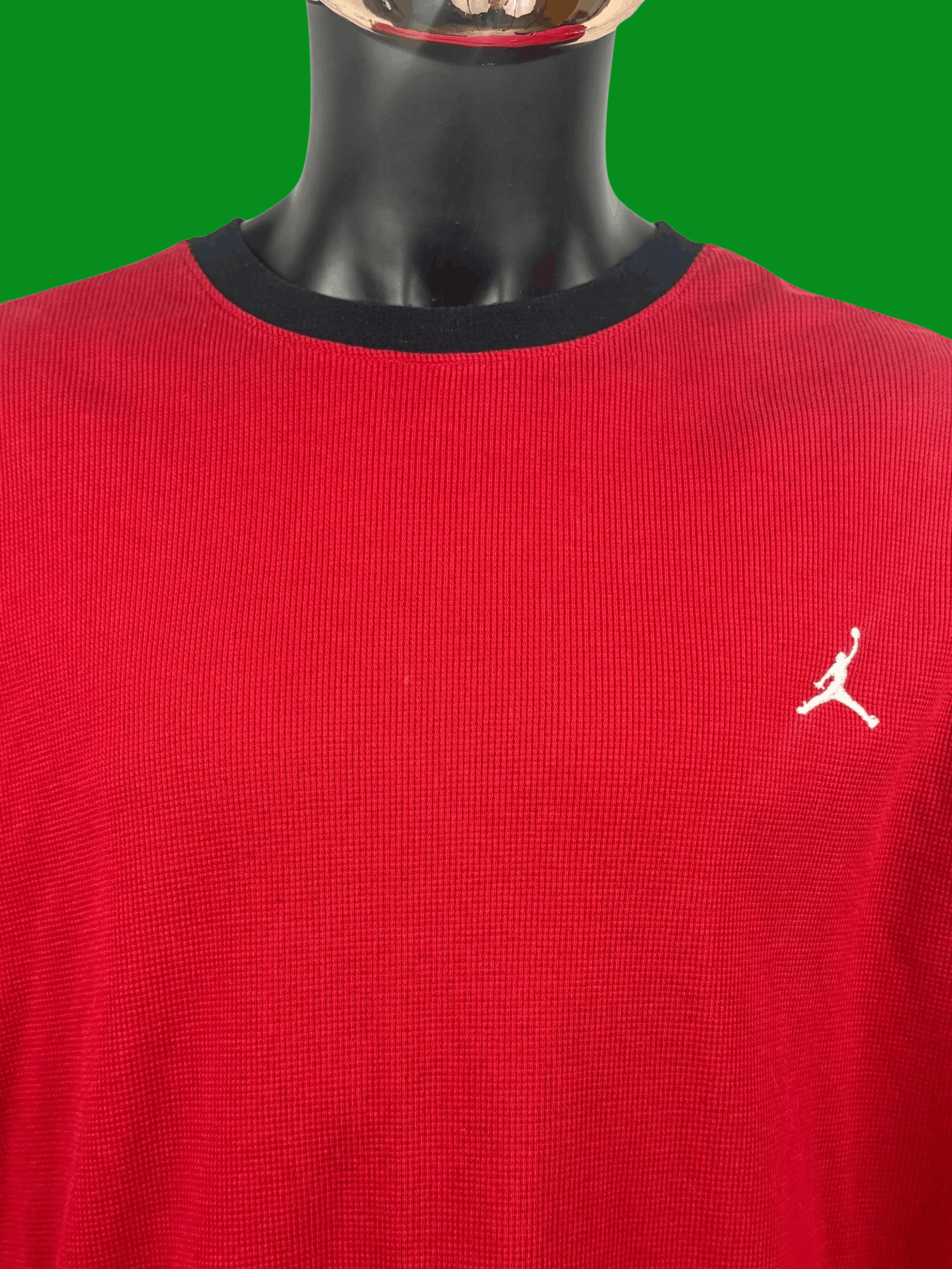 Jordan Brand VTG Y2K Air Jordan Waffle Knit Thermal Size US XXL / EU 58 / 5 - 2 Thumbnail
