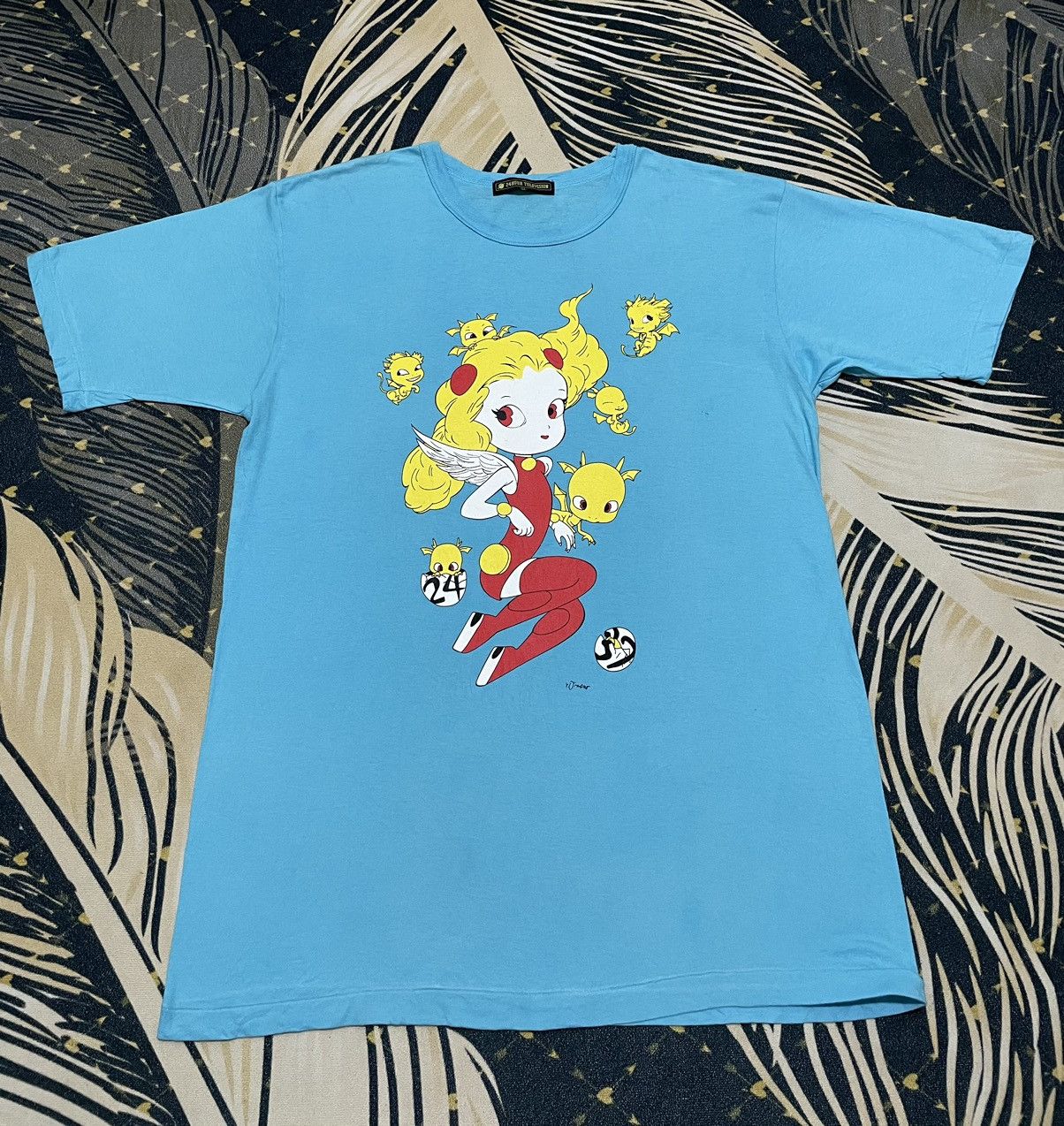 Designer × Japanese Brand × Vintage Vintage 24 Hour Television Takashi Murakami Angel Girl Size US XL / EU 56 / 4 - 1 Thumbnail