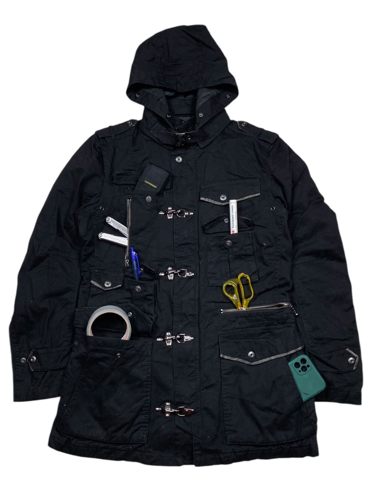 BUFFALO BOBS 2000s Hideways Nicole - Fireman Cargo Jacket Size US M / EU 48-50 / 2 - 3 Thumbnail