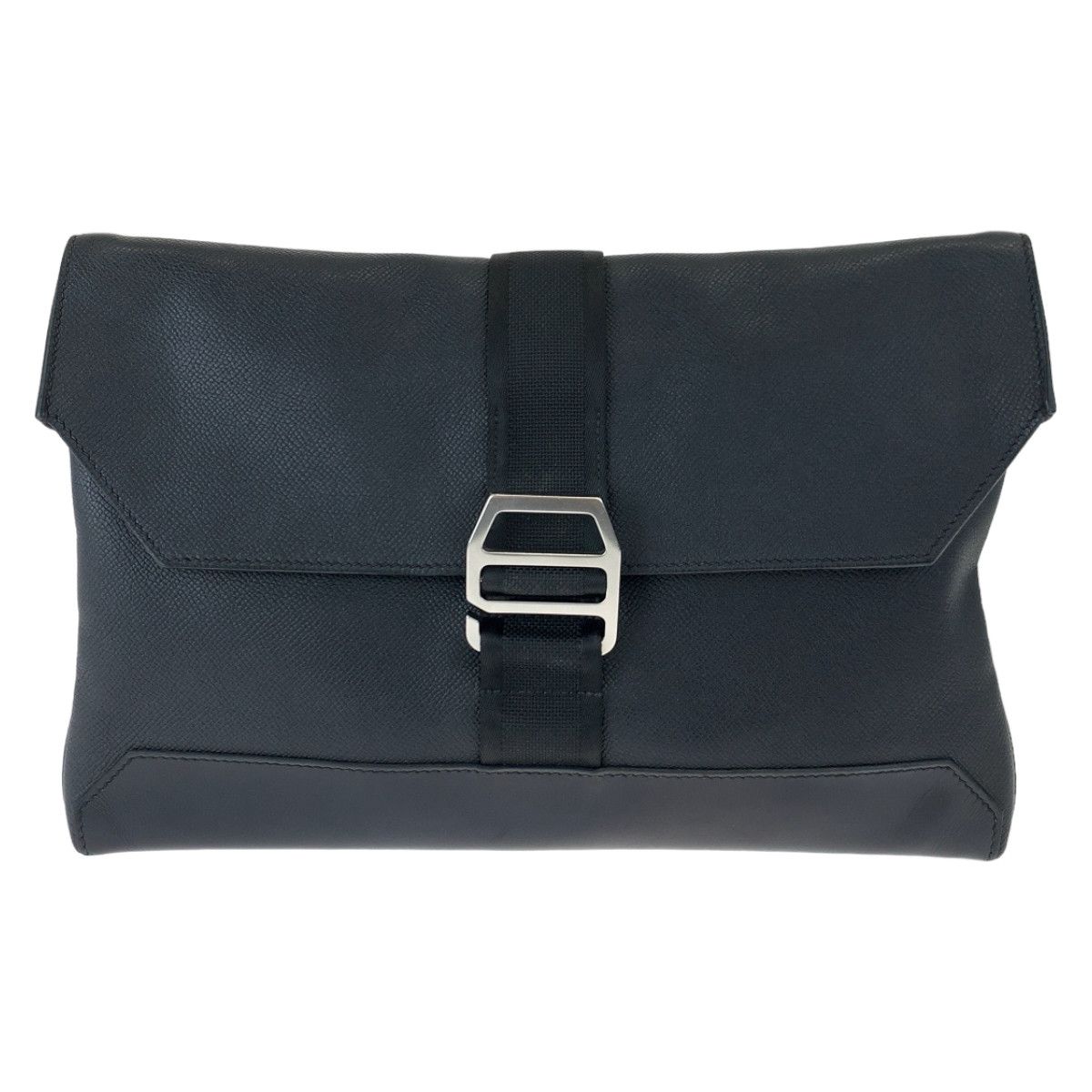 Hermes Hermes Hermes Leather City Slide Clutch Bag Leather Clutch Bag in Very Good Condition Size ONE SIZE - 1 Thumbnail