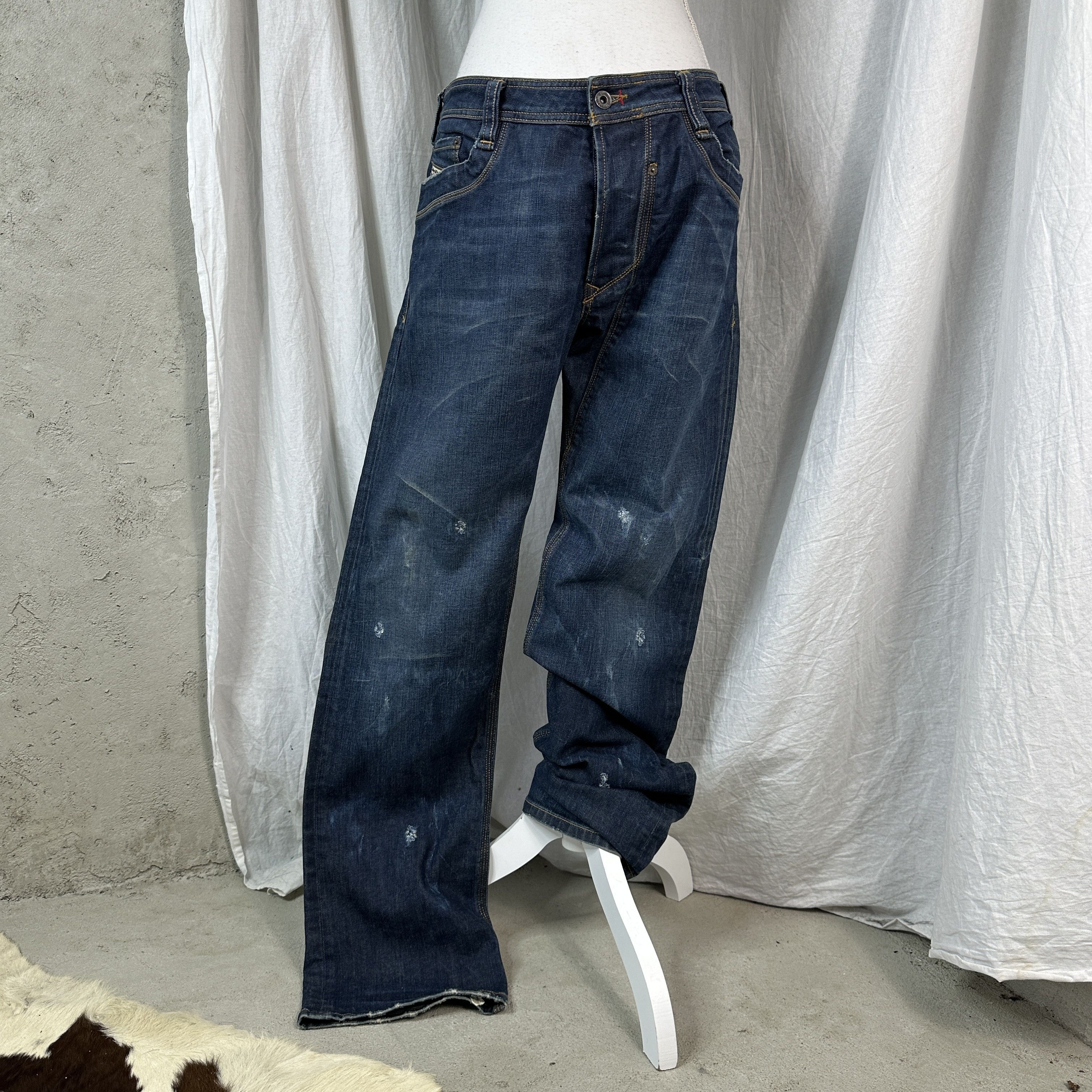 Diesel × Vintage Vintage Jeans Diesel Studded Size 34" / US 12 / IT 48 - 7 Thumbnail